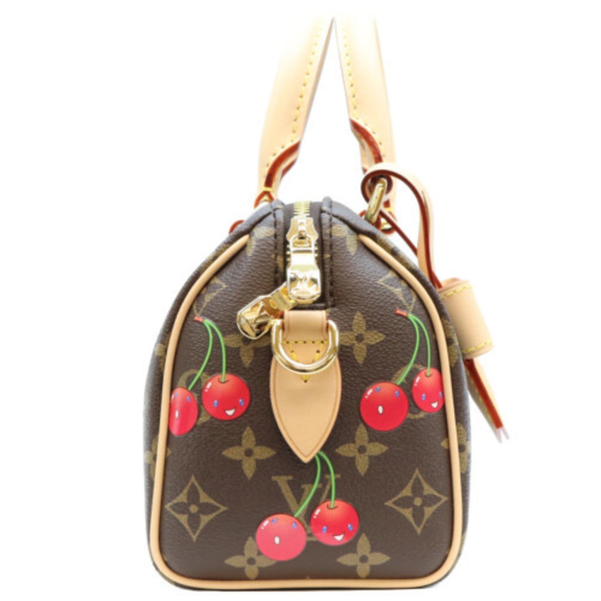 Louis Vuitton Brown Monogram Cherry Blossom Shoulder Bag (Pre-Owned)
