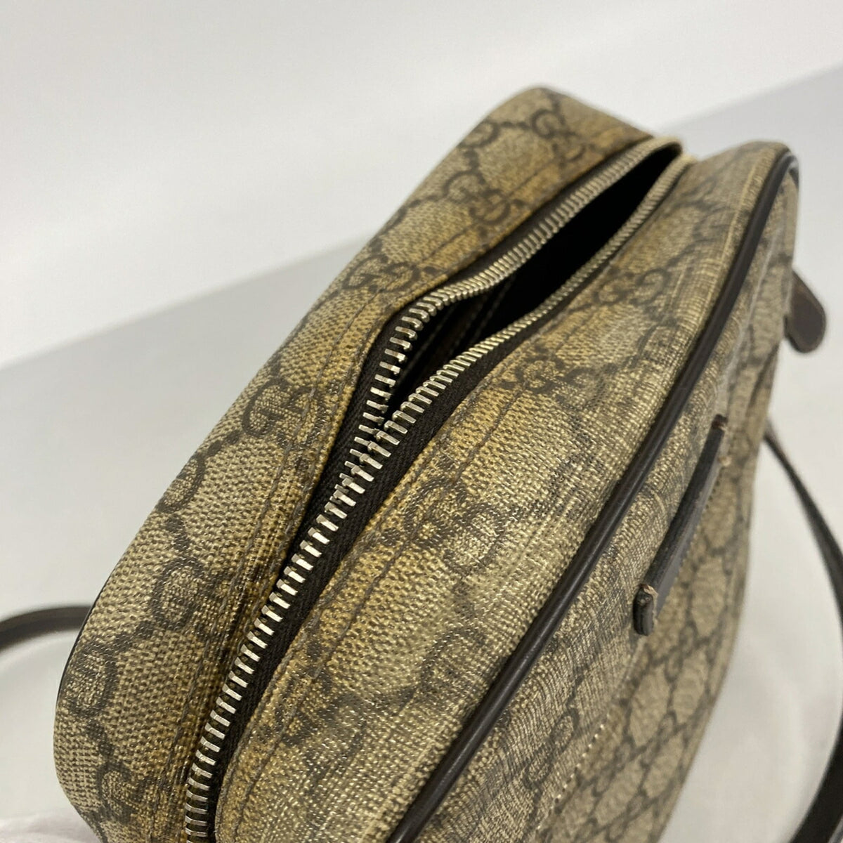 Gucci Brown Pvc Shoulder Bag (Pre-Owned)