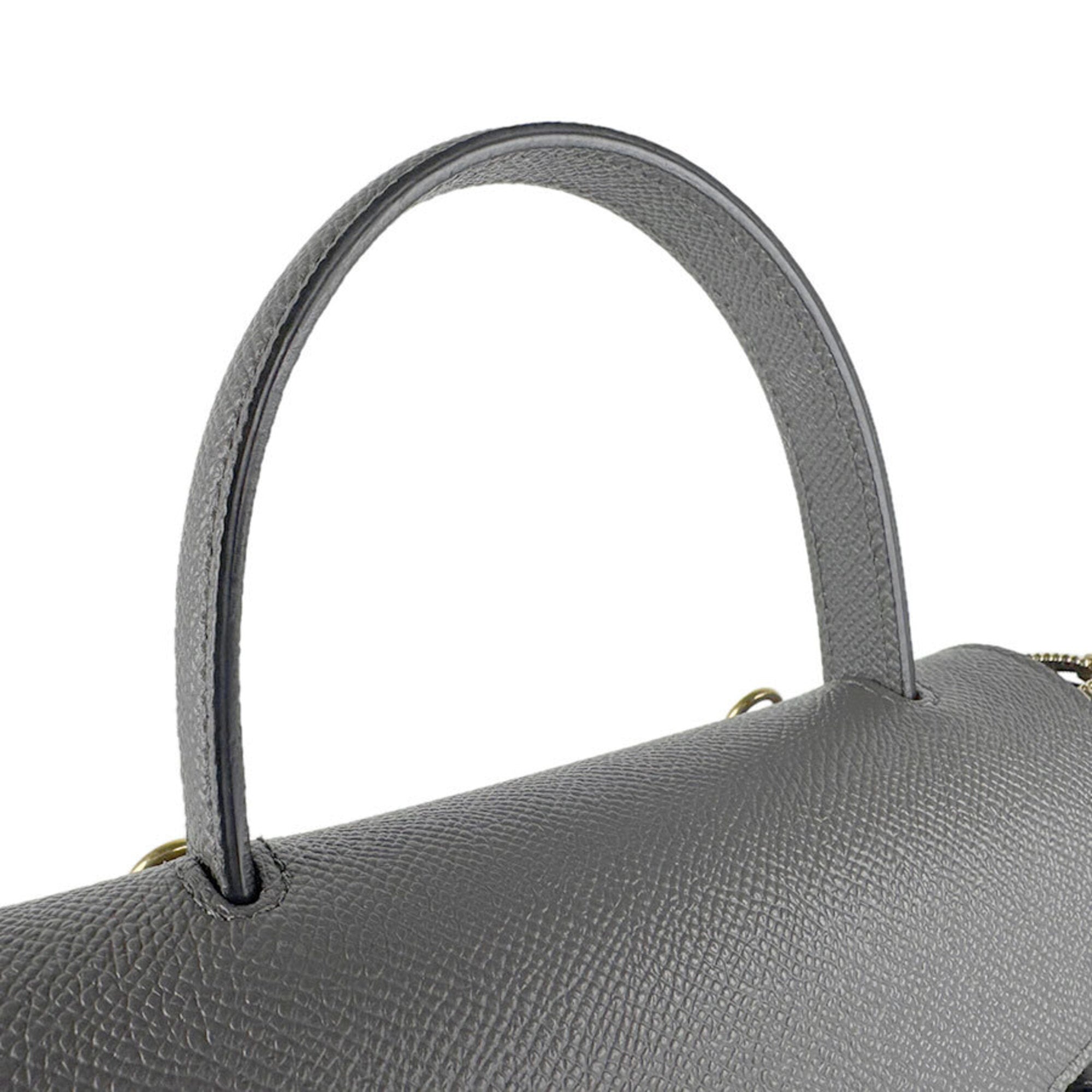 Celine Gray Leather Fanny Pack Handbag Shoulder Bag (Pre-Owned)