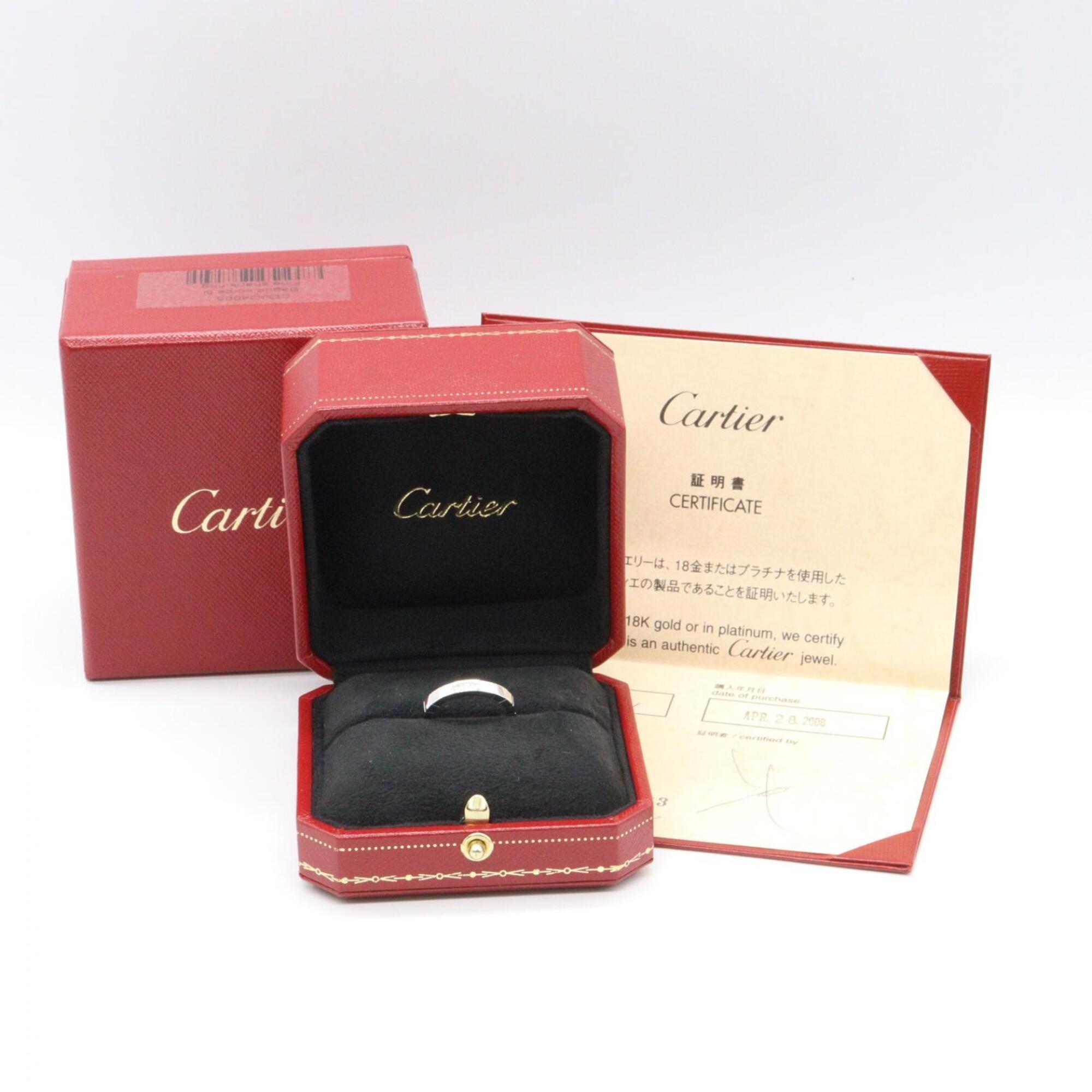 Cartier Silver White Gold (18K) Band Ring (Pre-Owned)