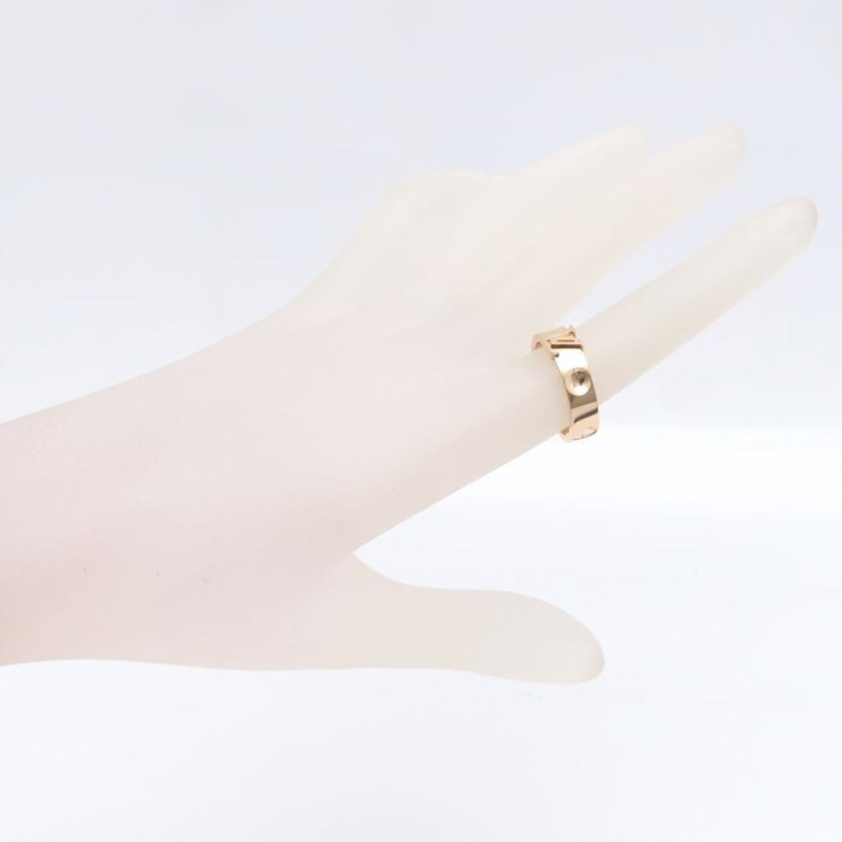 Louis Vuitton Pink Gold (18K) Band Ring (Pre-Owned)