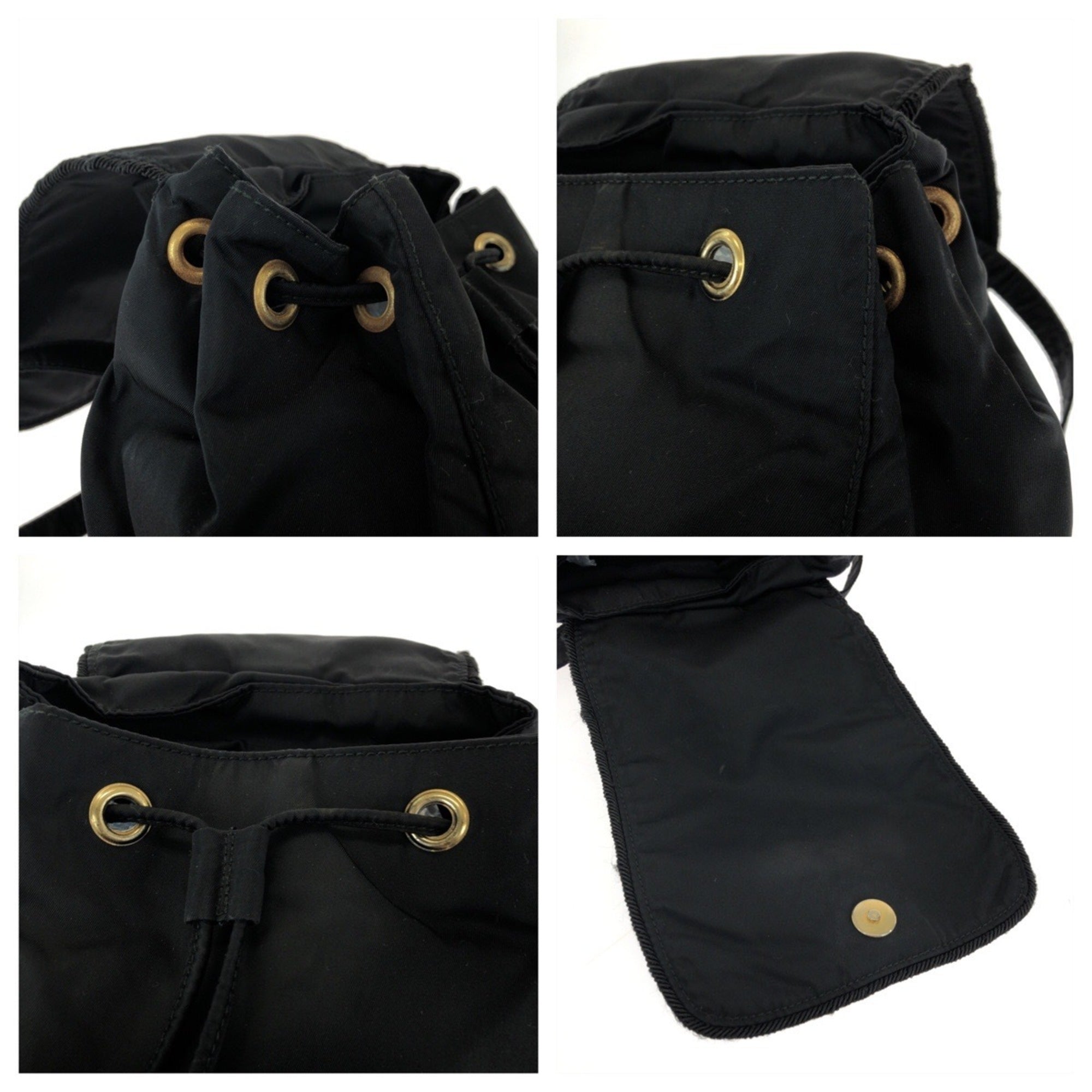 Prada Black Nylon Backpack (Pre-Owned)