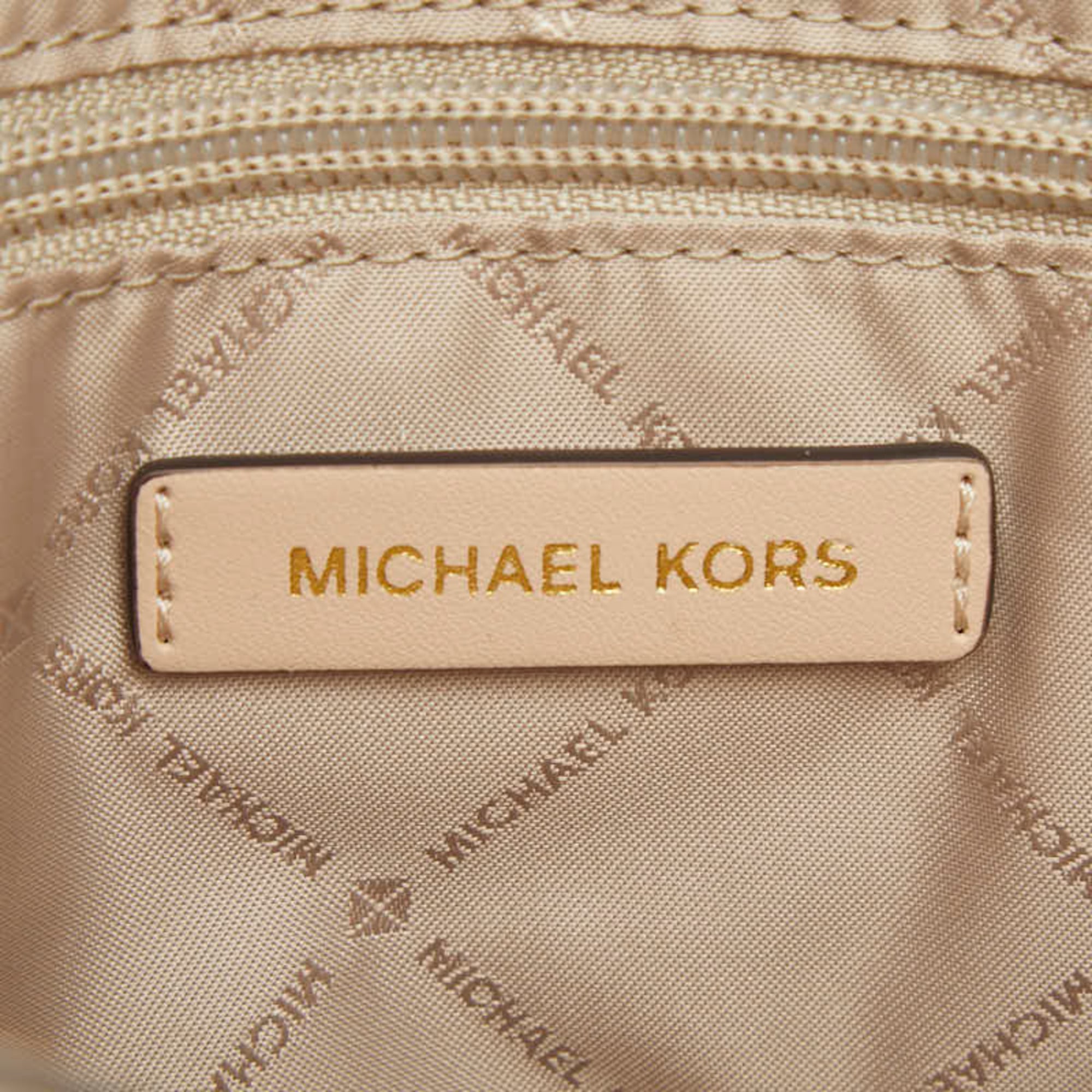 Michael Kors Beige Leather Tote Bag (Pre-Owned)