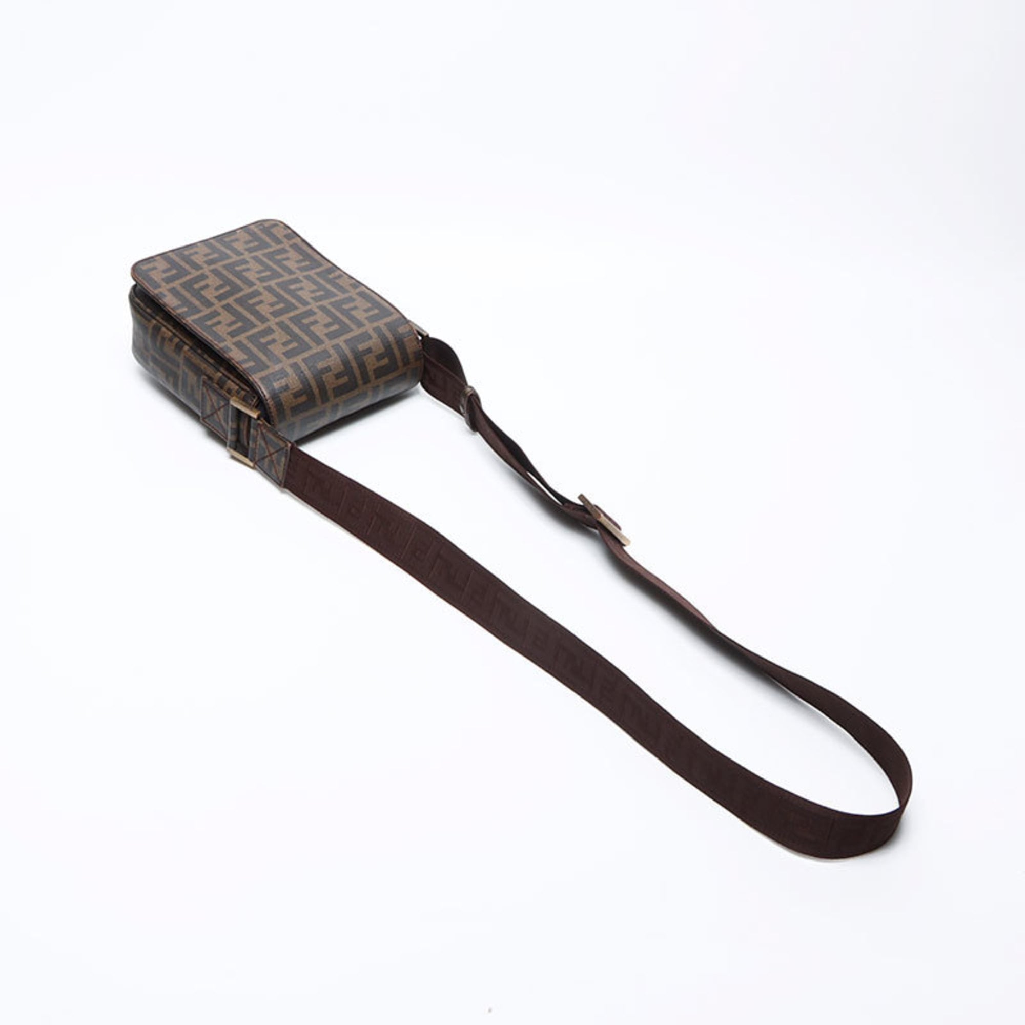 Fendi Brown Pvc Shoulder Bag (Pre-Owned)