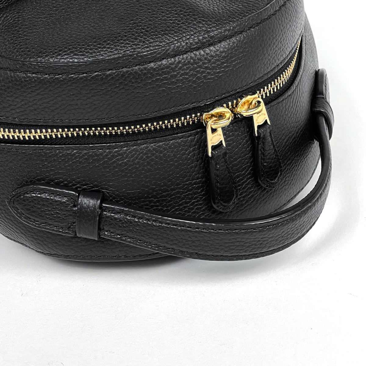 Coach Black Leather Backpack (Pre-Owned)