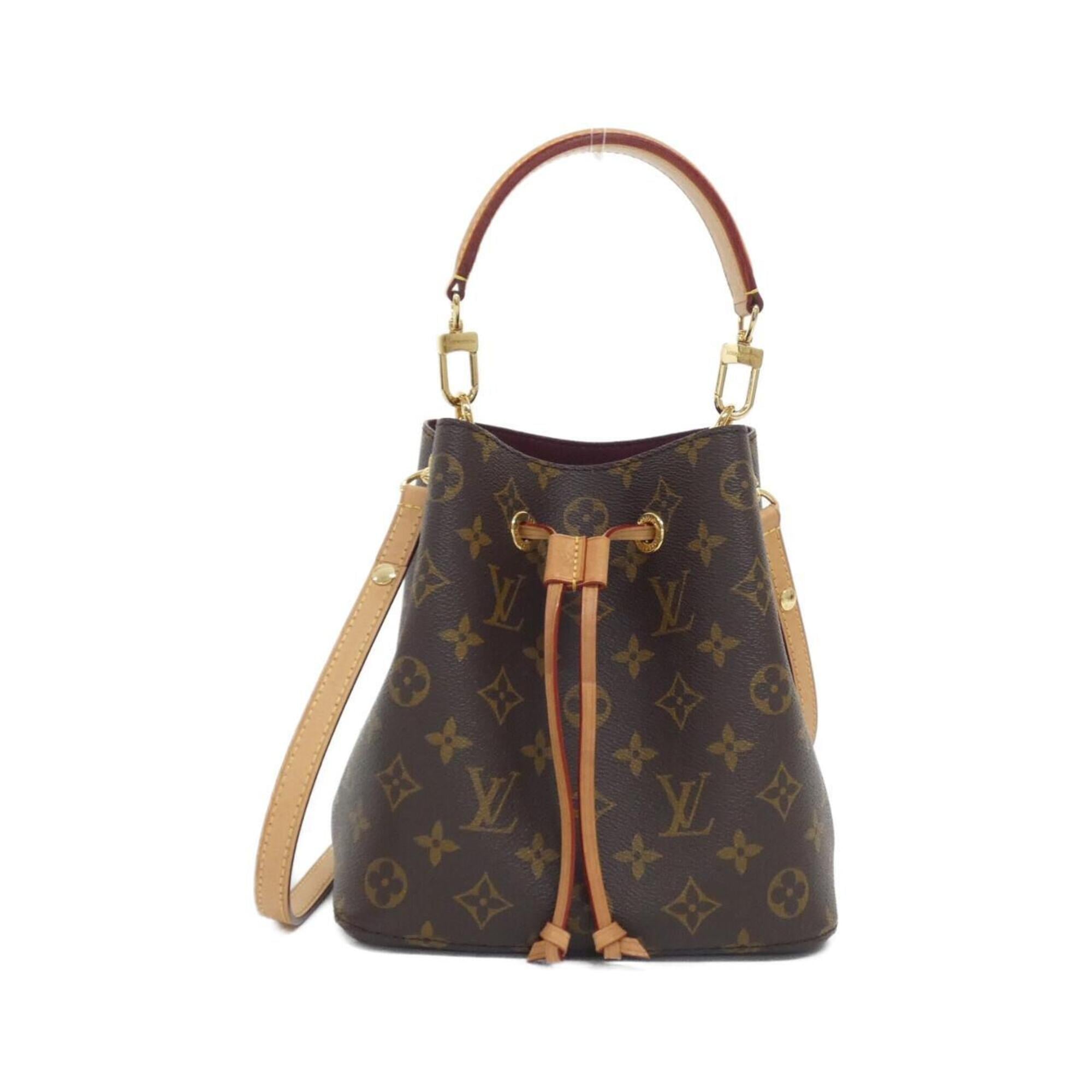 Louis Vuitton Brown Coated Canvas Shoulder Bag (Pre-Owned)