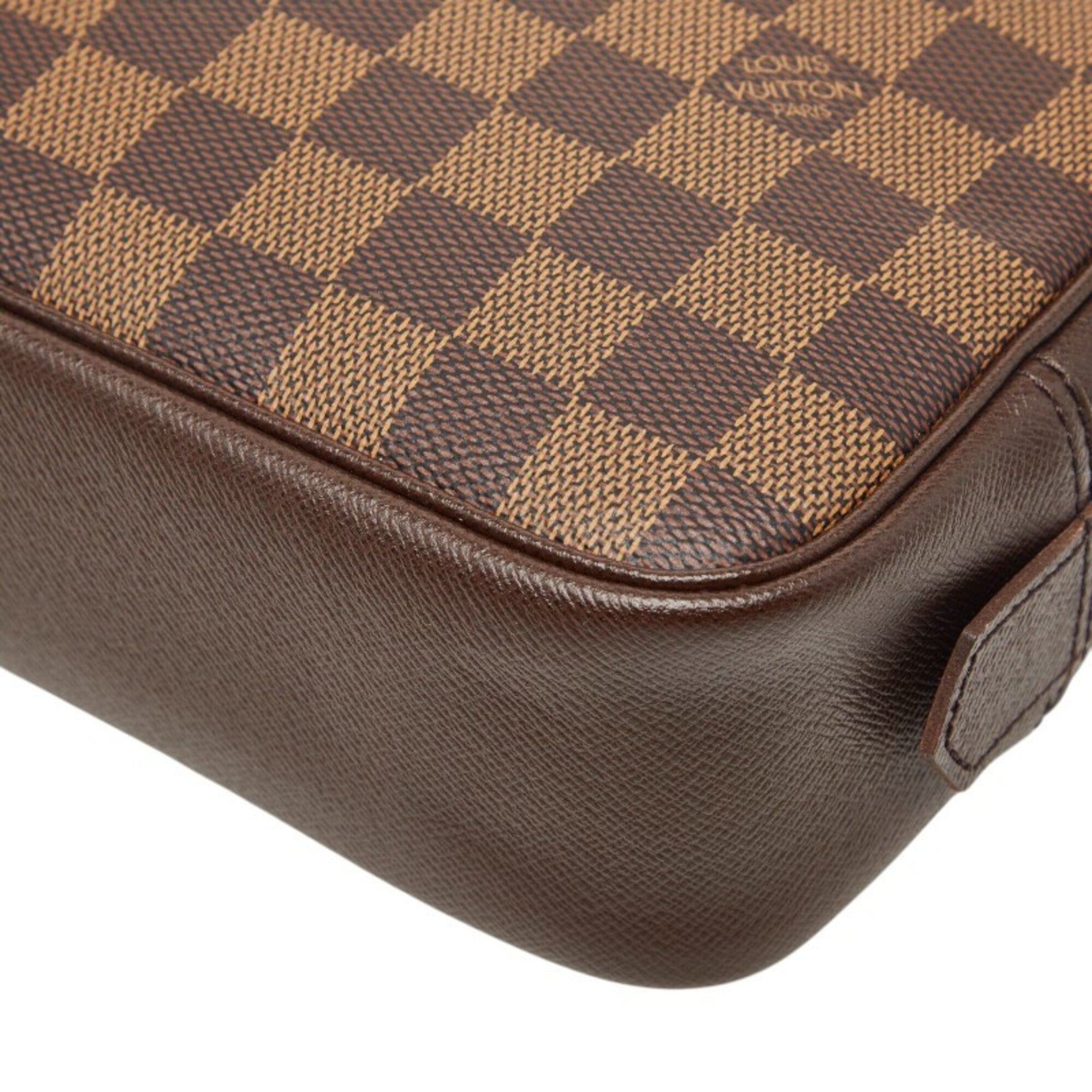 Louis Vuitton Brown Pvc Pouch (Pre-Owned)