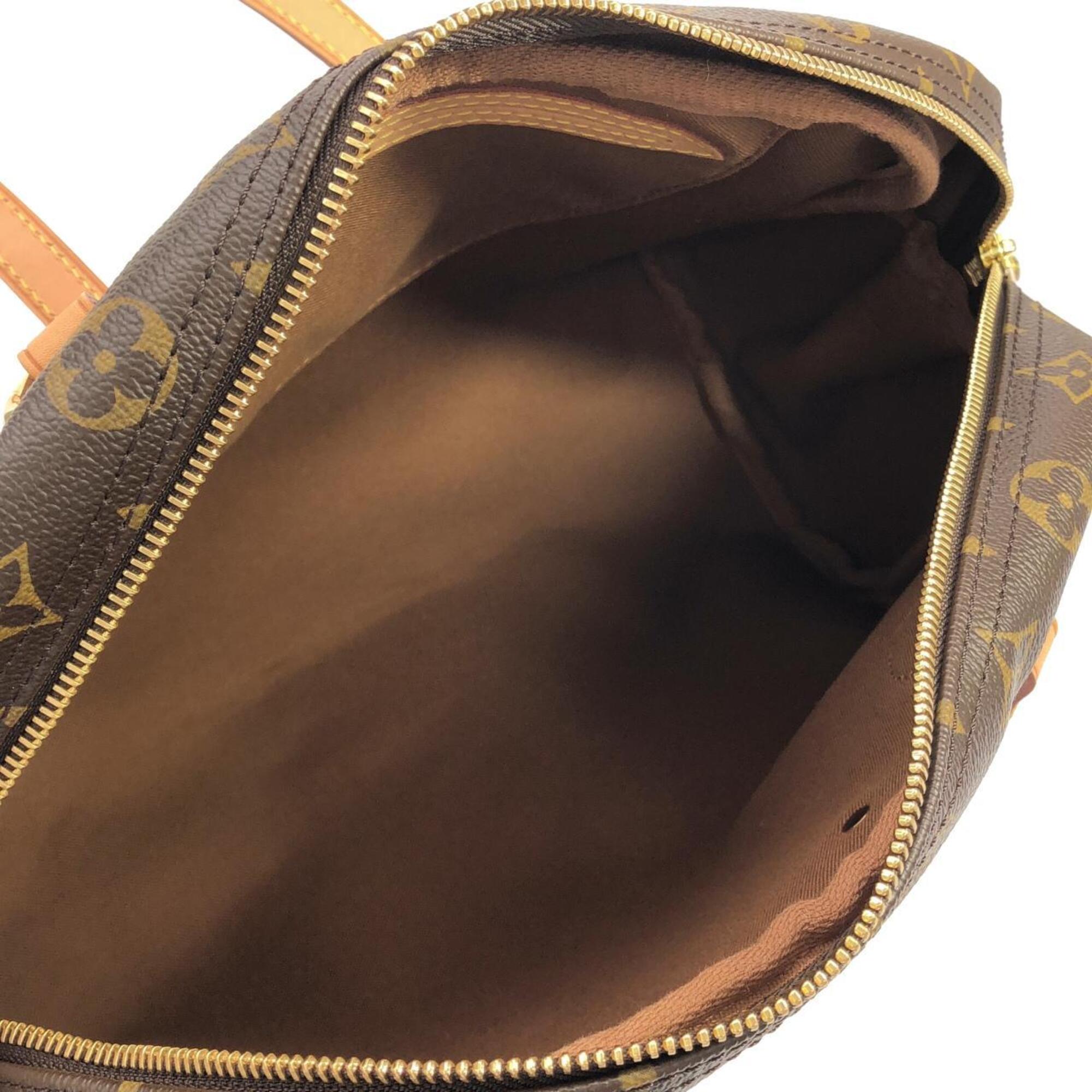 Louis Vuitton Monogram Marron Coated Canvas Shoulder Bag (Pre-Owned)