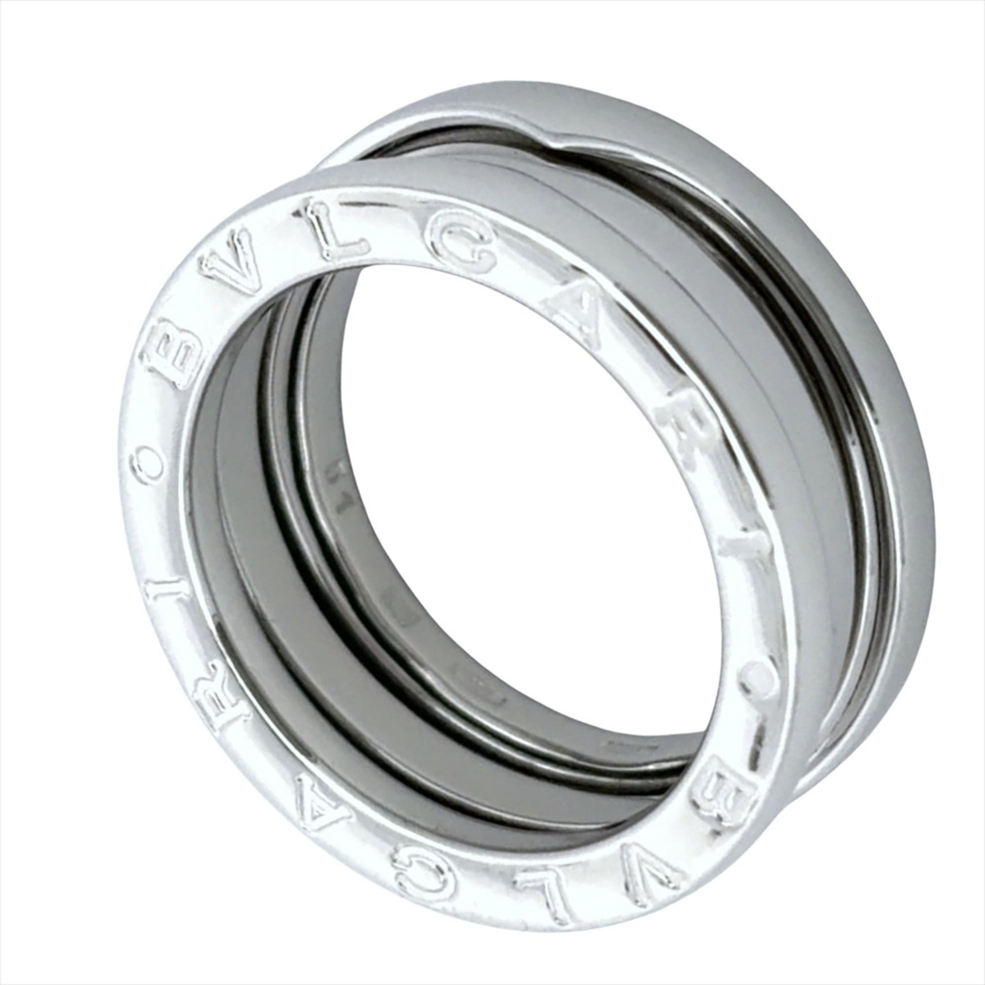 Bvlgari White Gold White Gold (18K) Band Ring (Pre-Owned)