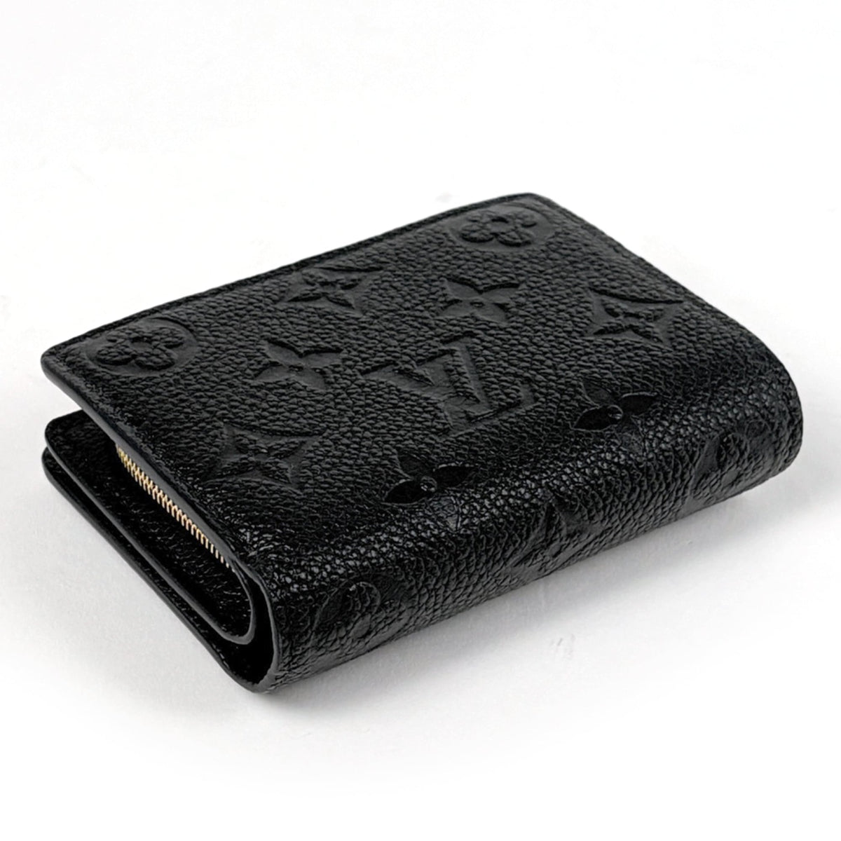 Louis Vuitton Black Noir Monogram Empreinte Wallet (Bi-Fold) (Pre-Owned)