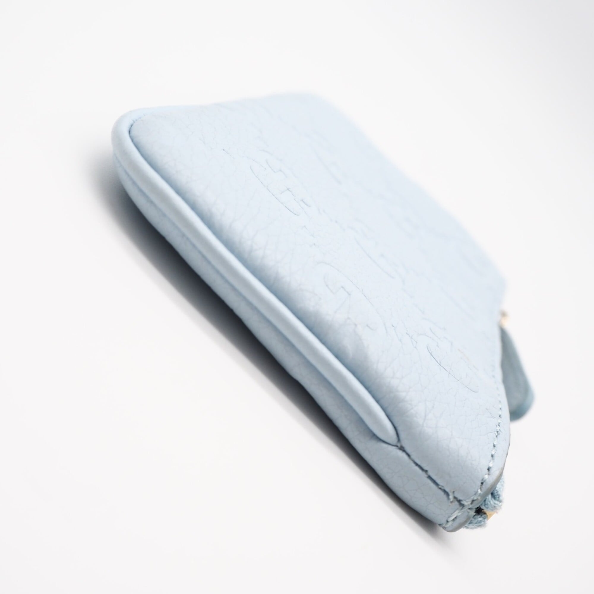Gucci Blue Leather Coin Purse/Coin Case (Pre-Owned)