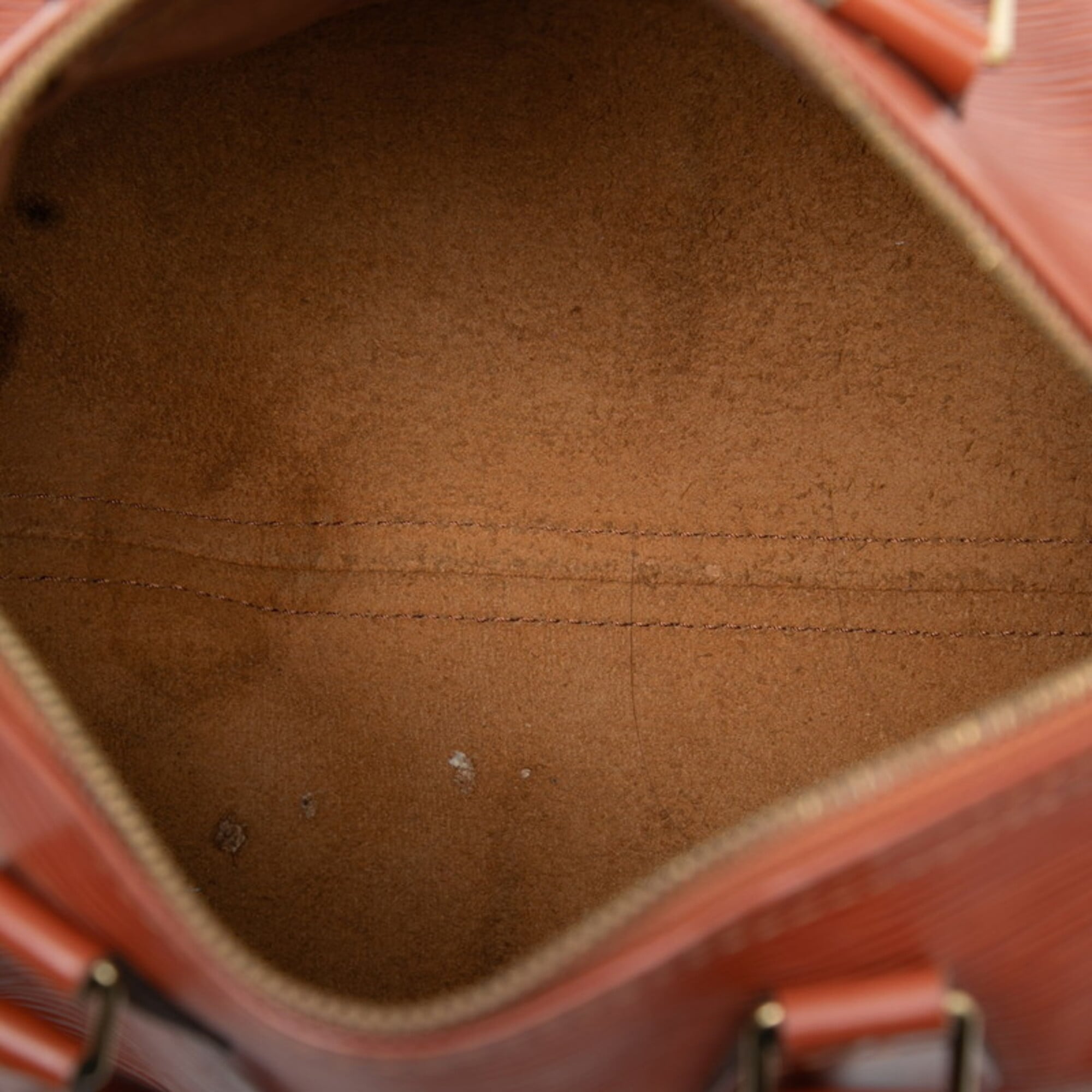 Louis Vuitton Brown Leather Boston Bag Handbag (Pre-Owned)