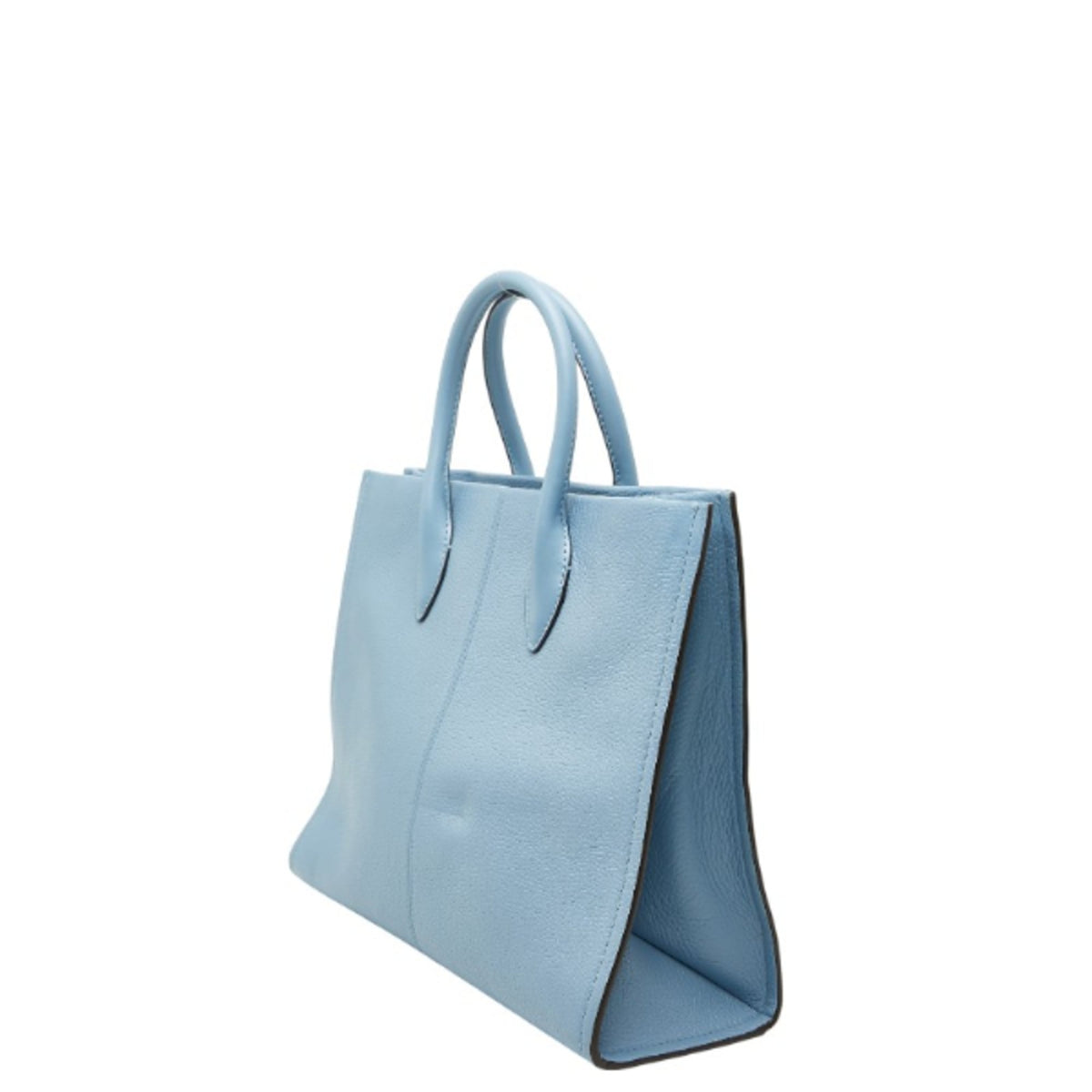 Michael Kors Blue Leather Handbag Shoulder Bag Tote Bag (Pre-Owned)