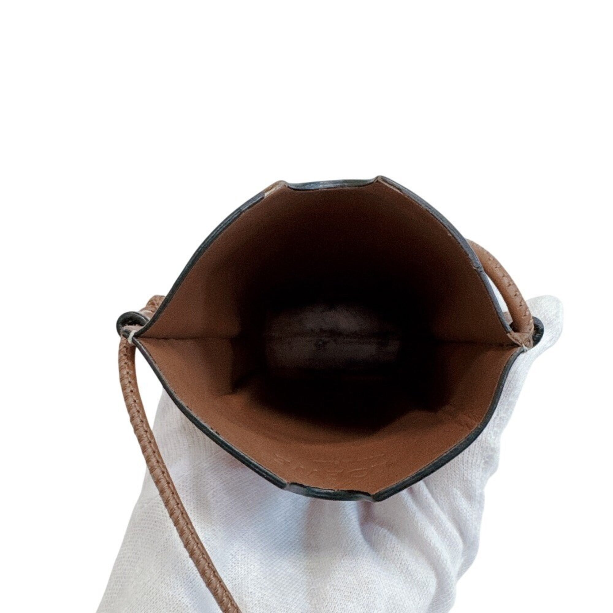 Loewe Brown Leather Pouch (Pre-Owned)