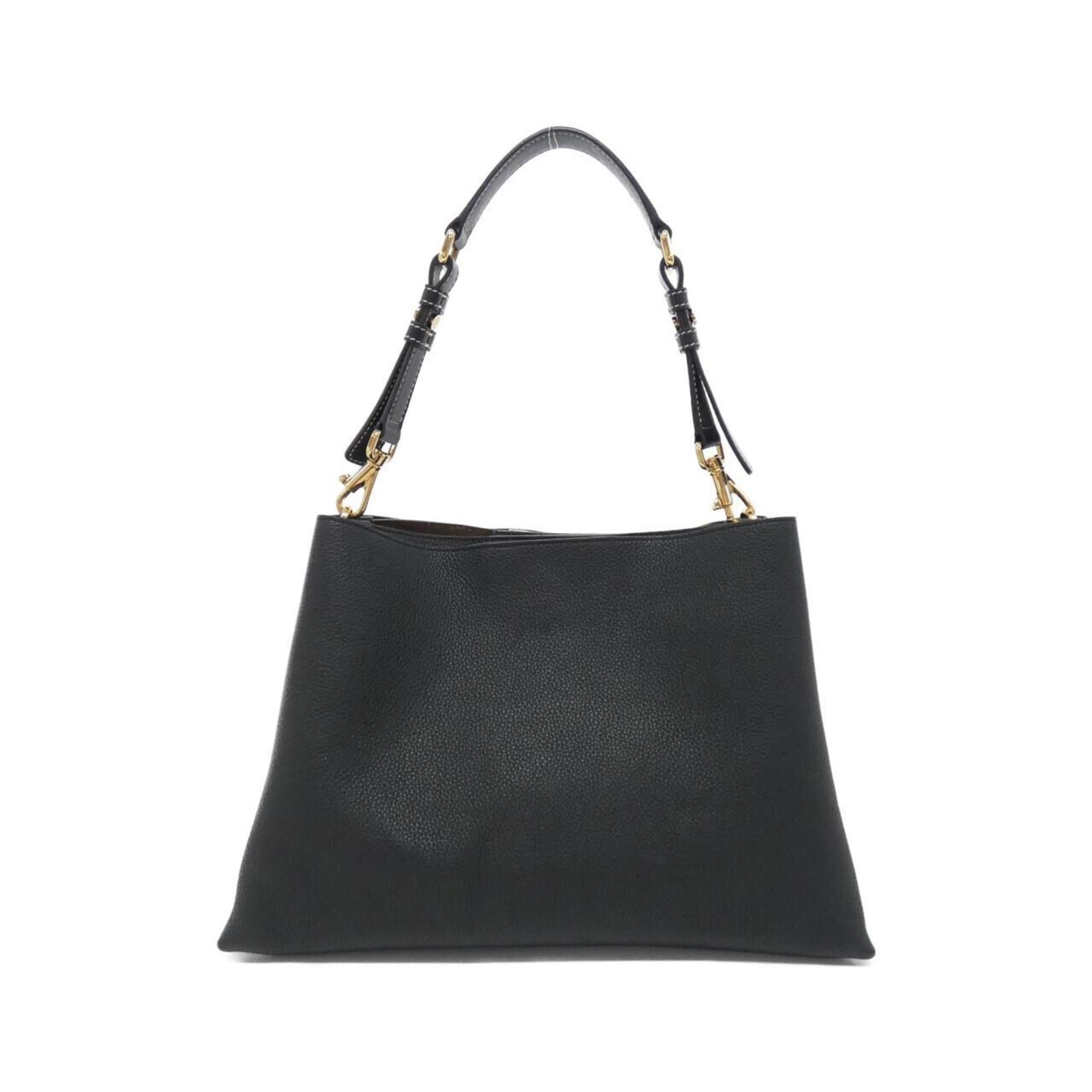 Tod's Black Leather Handbag (Pre-Owned)