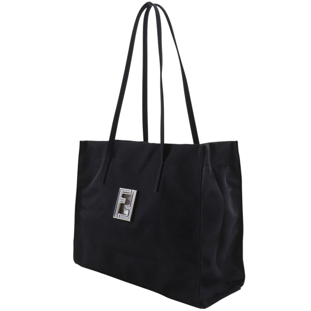 Fendi Black Nylon Tote Bag (Pre-Owned)