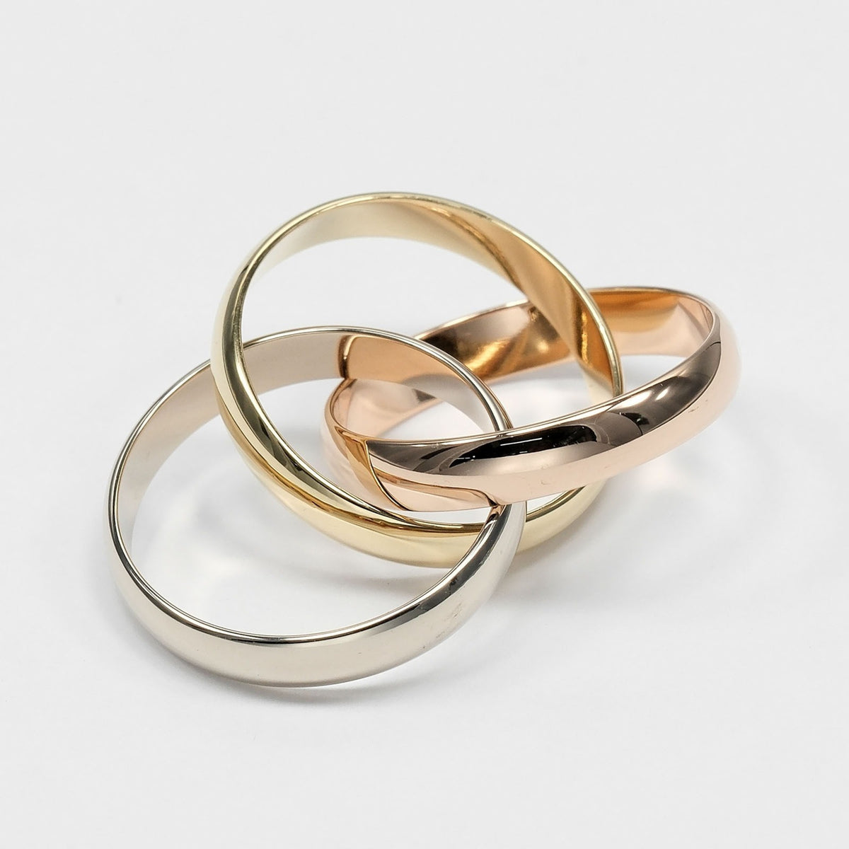 Cartier Yellow Gold (18K) Pink Gold (18K) White Gold (18K) Band Ring (Pre-Owned)