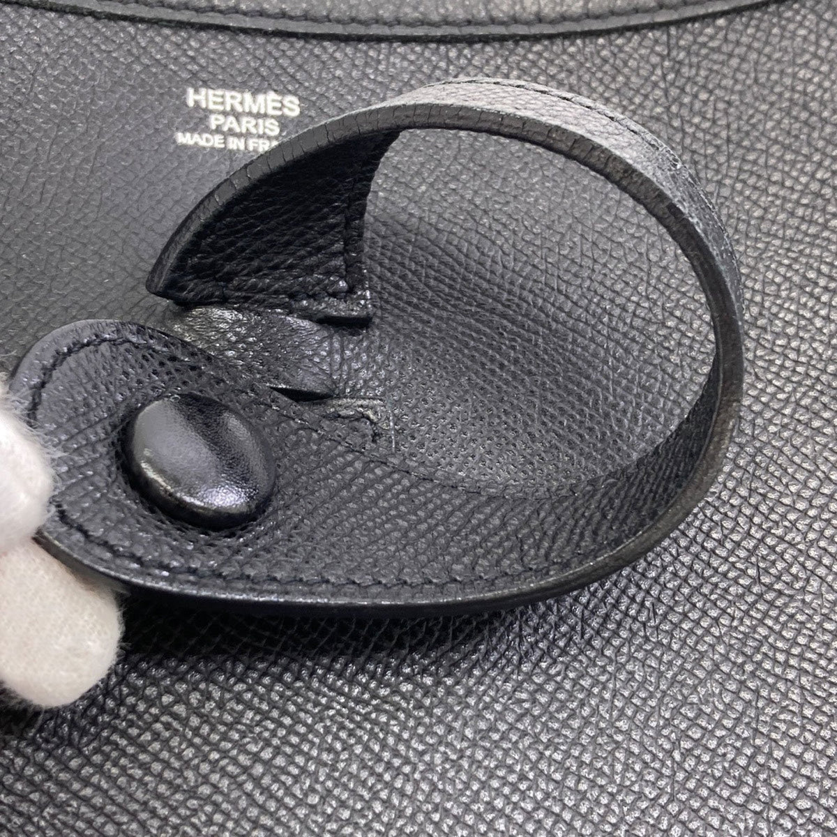 Hermes Black Epsom Leather Shoulder Bag (Pre-Owned)