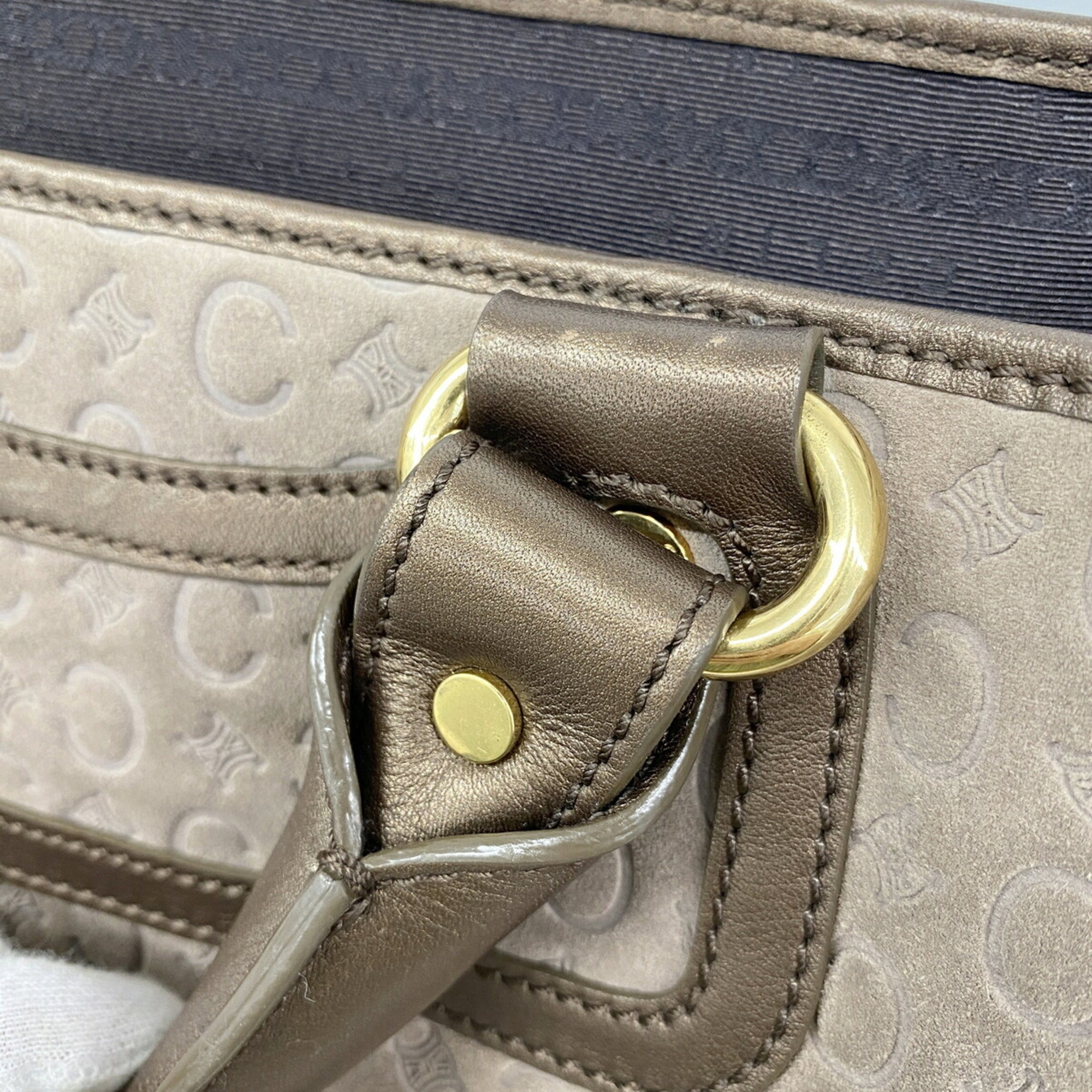 Celine Brown Suede Handbag (Pre-Owned)