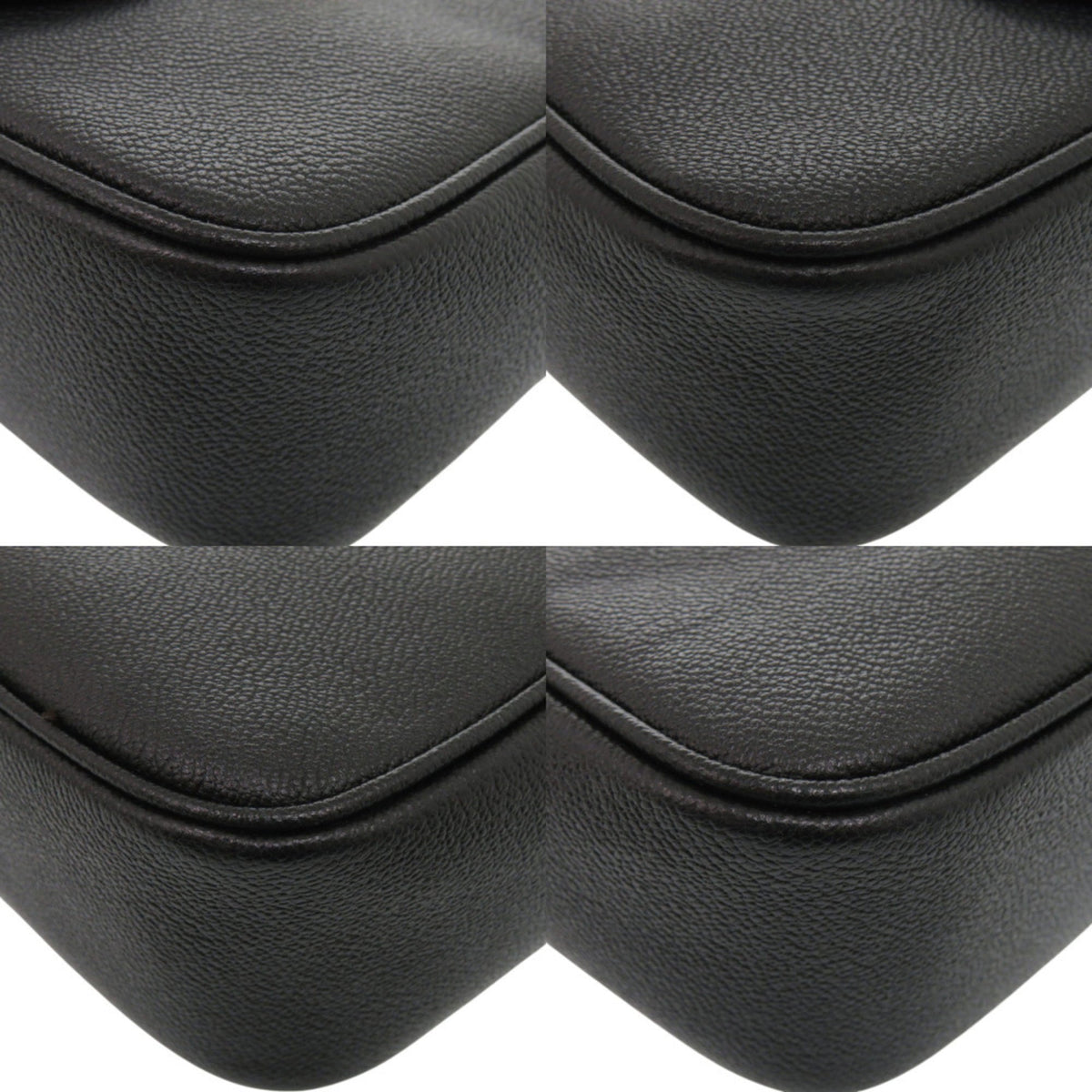 Burberry Black Leather Shoulder Bag (Pre-Owned)