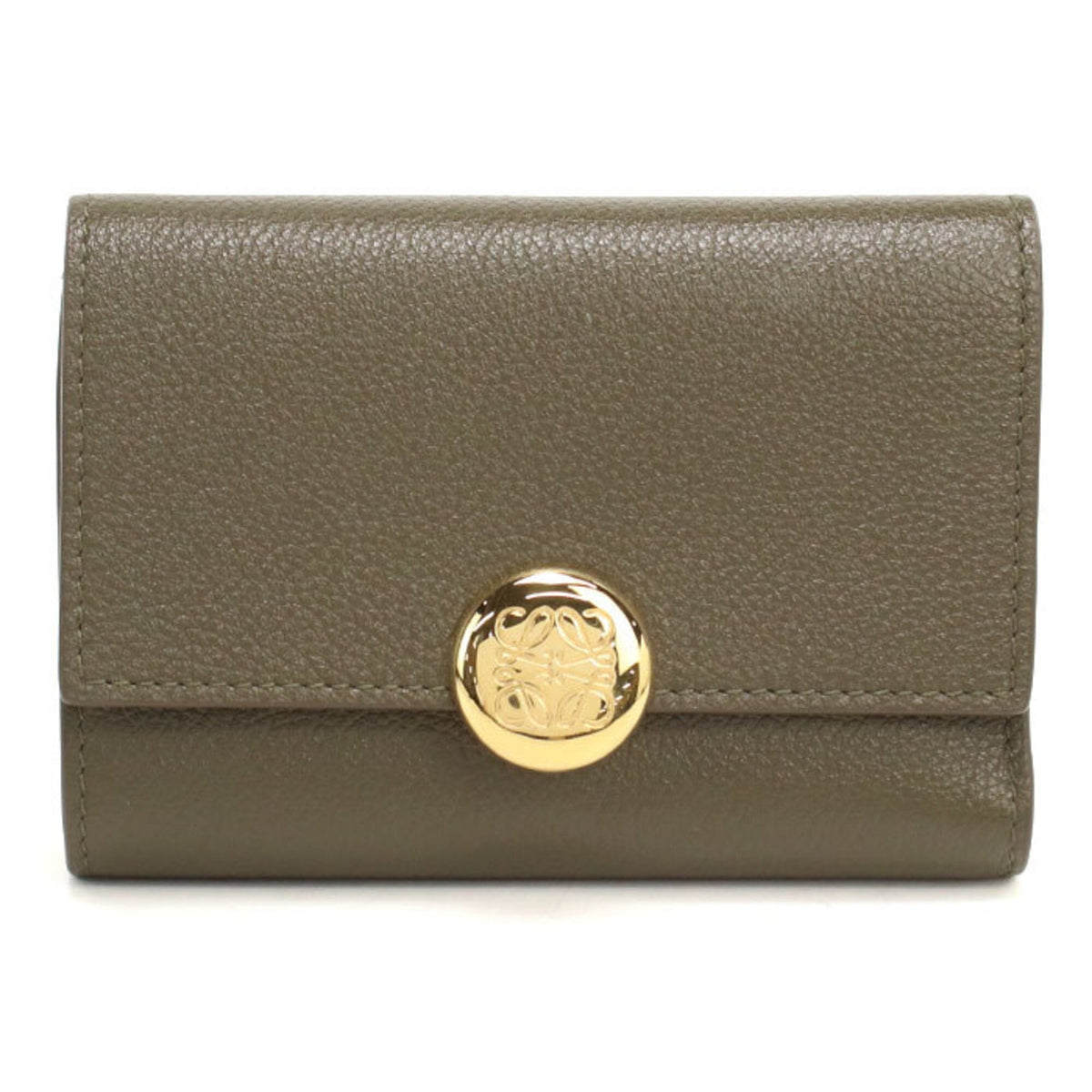 Loewe Khaki Wallet (Tri-Fold) (Pre-Owned)