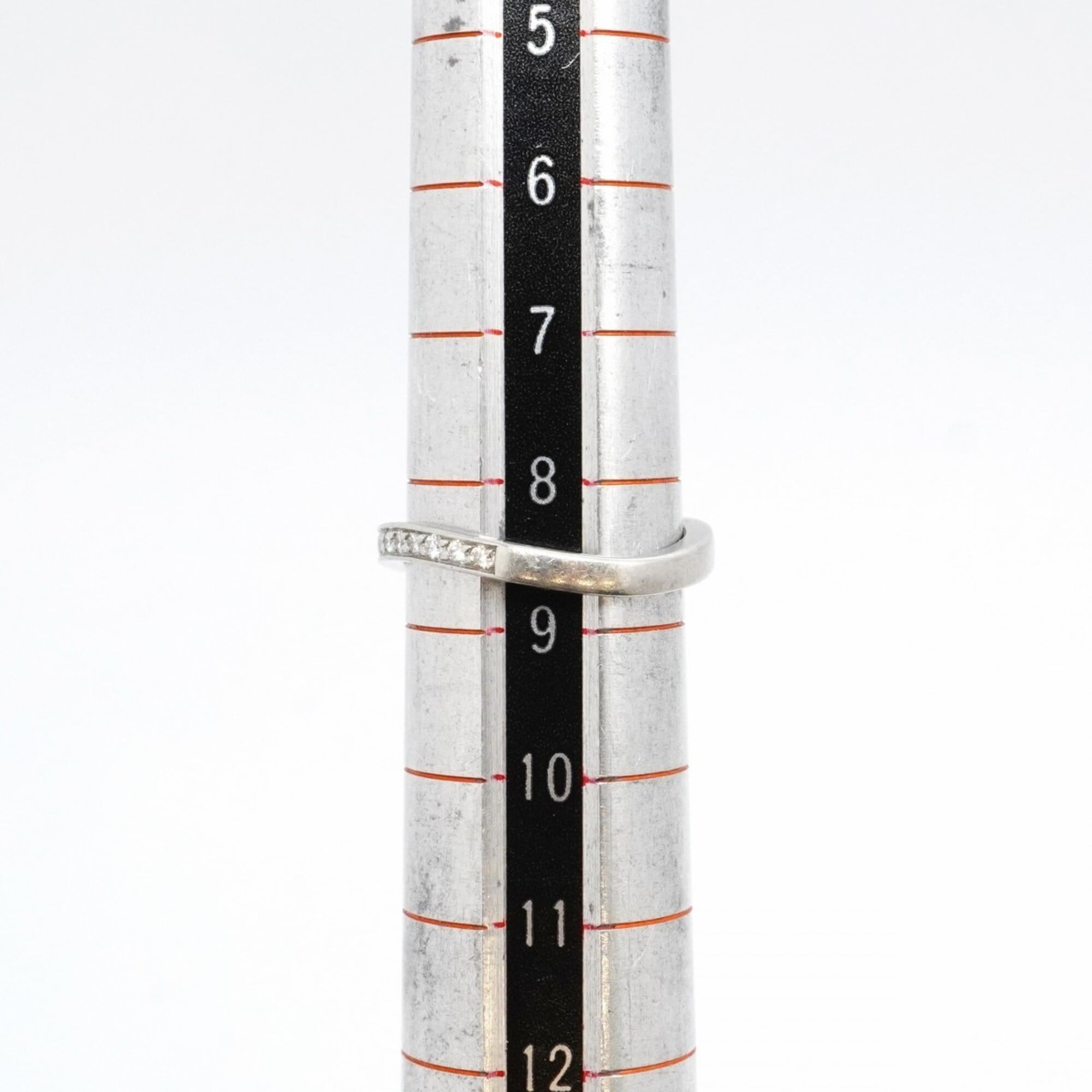 Chanel Platinum 950 Band Ring (Pre-Owned)