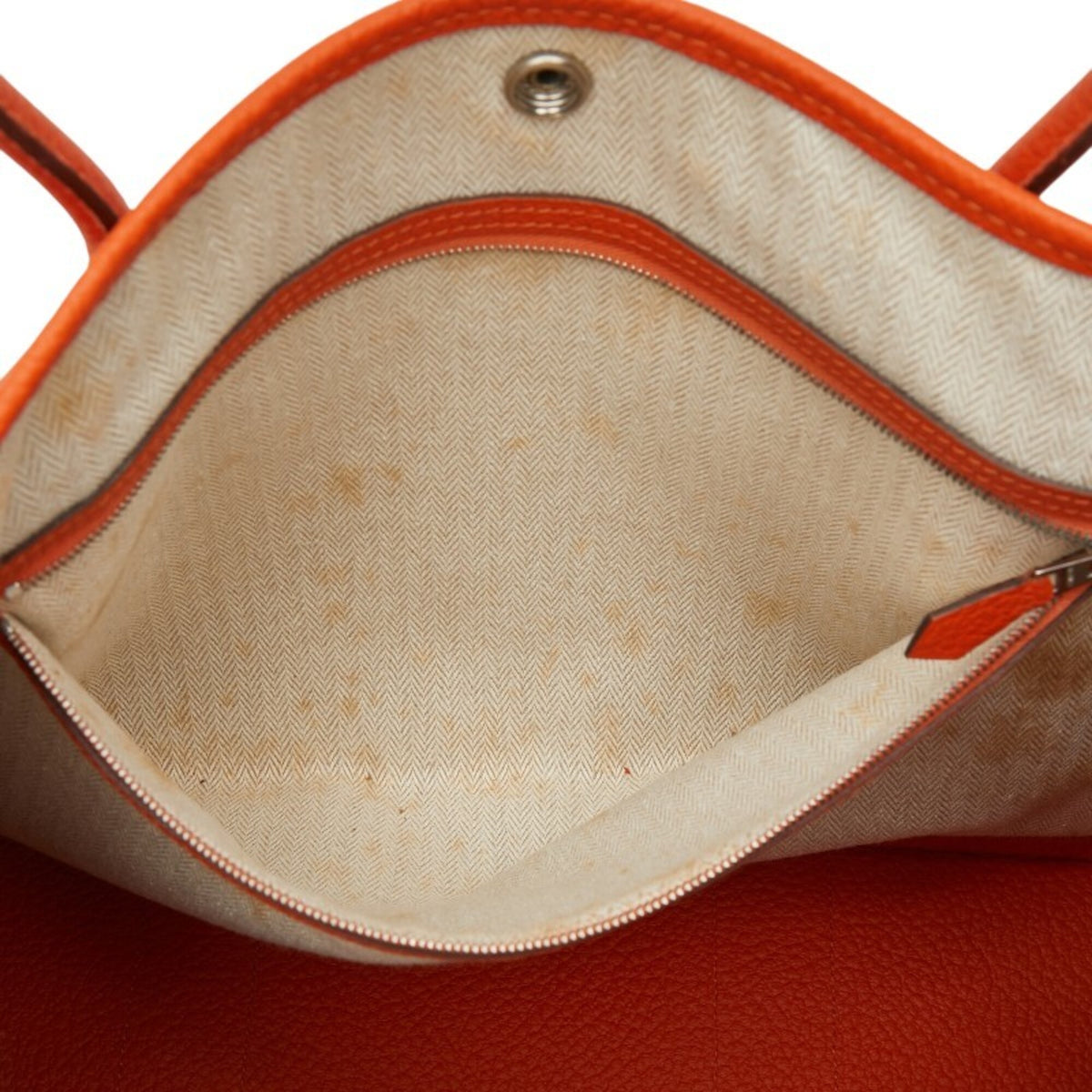 Hermes Capucine Orange Country Leather Handbag Tote Bag (Pre-Owned)