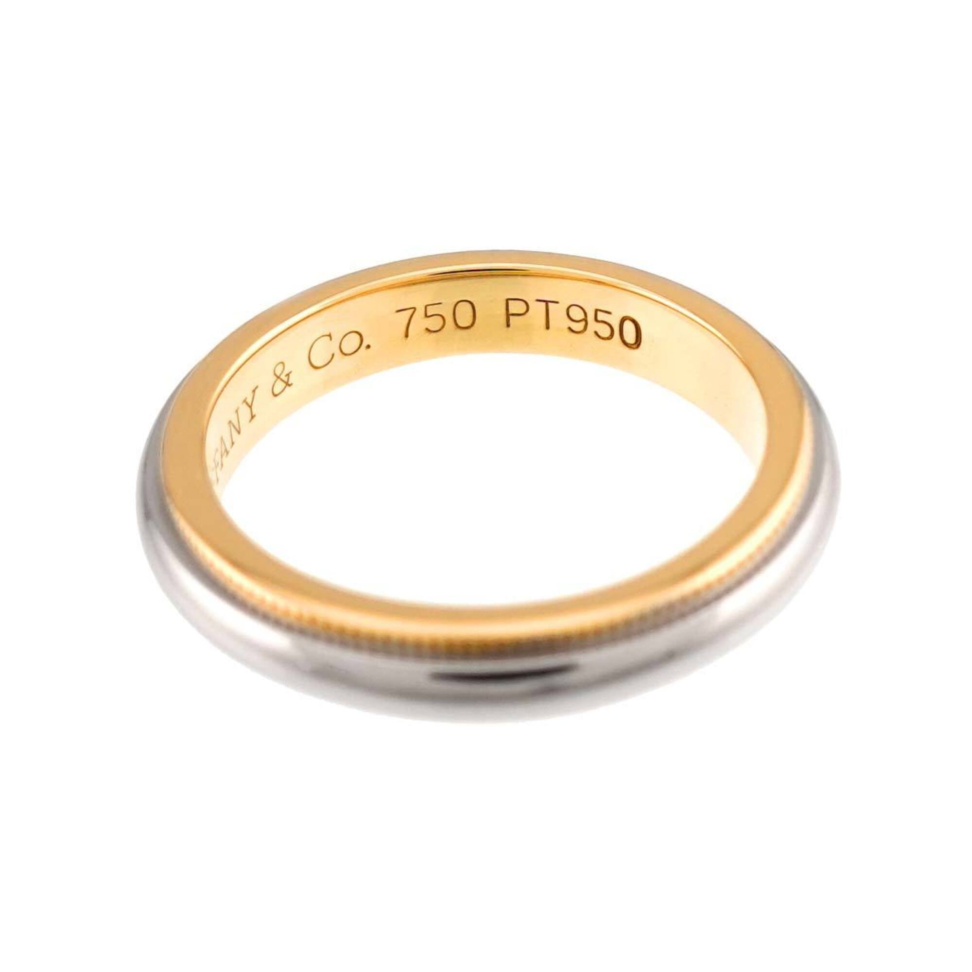 Tiffany Yellow Gold (18K) Platinum 950 Band Ring (Pre-Owned)