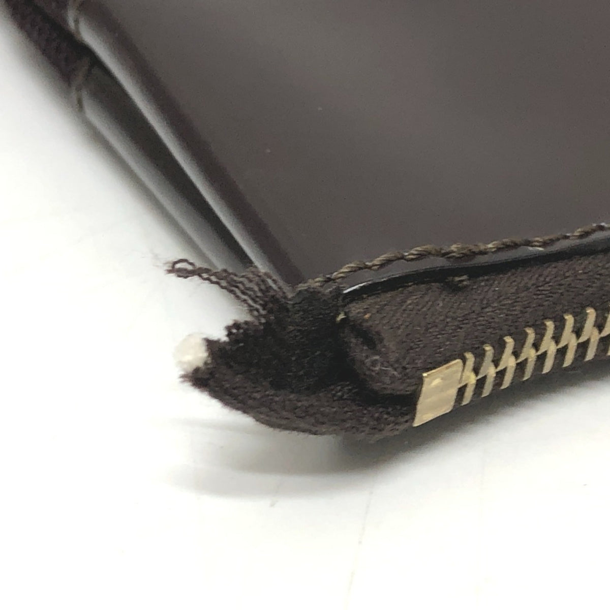 Celine Brown Leather Pouch (Pre-Owned)