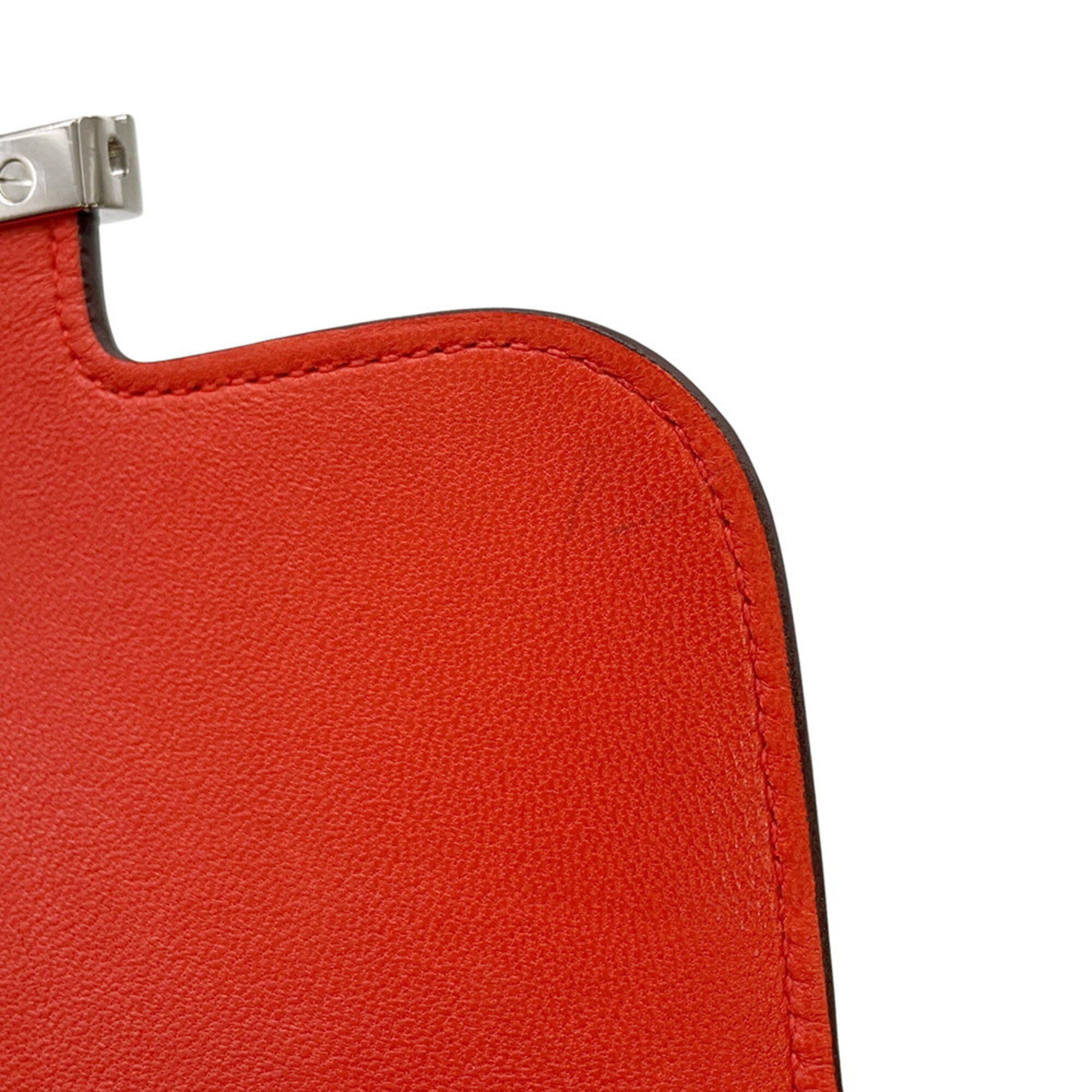 Hermes Capucine Epsom Leather Coin Purse/Coin Case (Pre-Owned)