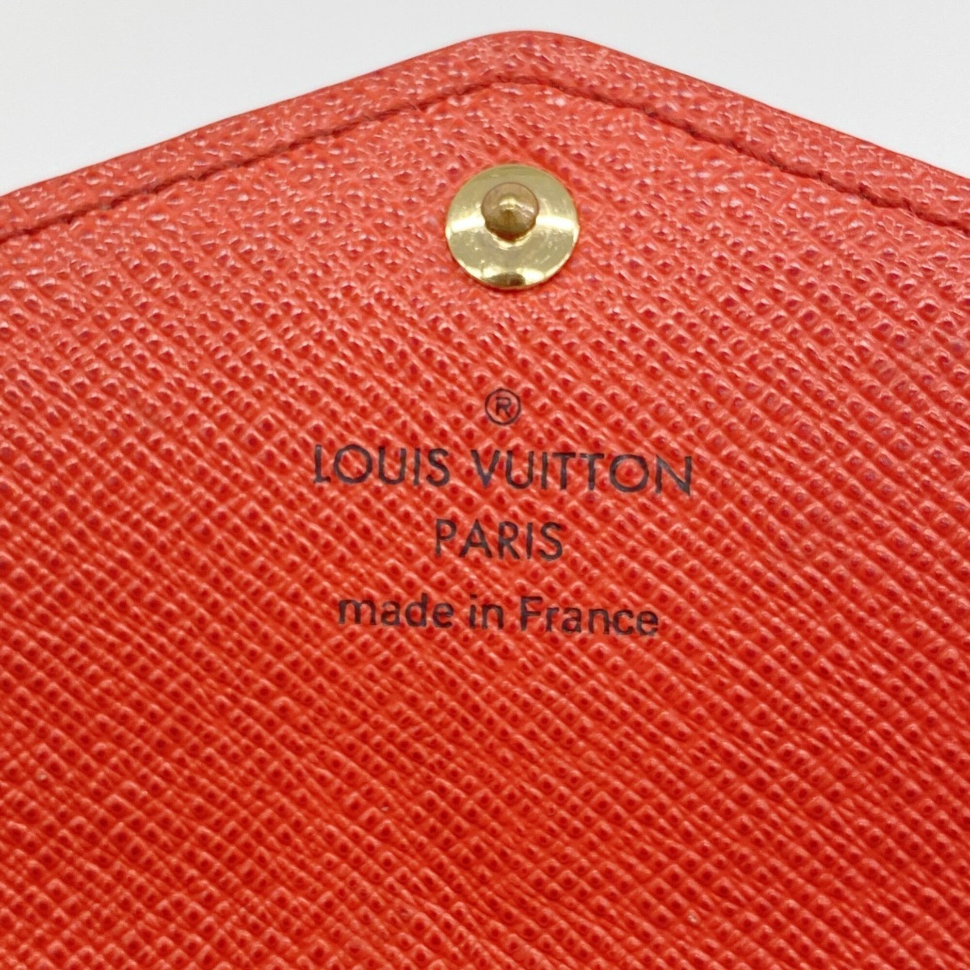 Louis Vuitton Brown Coquelicots Long Wallet (Bi-Fold) (Pre-Owned)