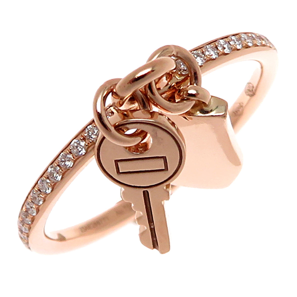 Hermes Pink Gold (18K) Band Ring (Pre-Owned)