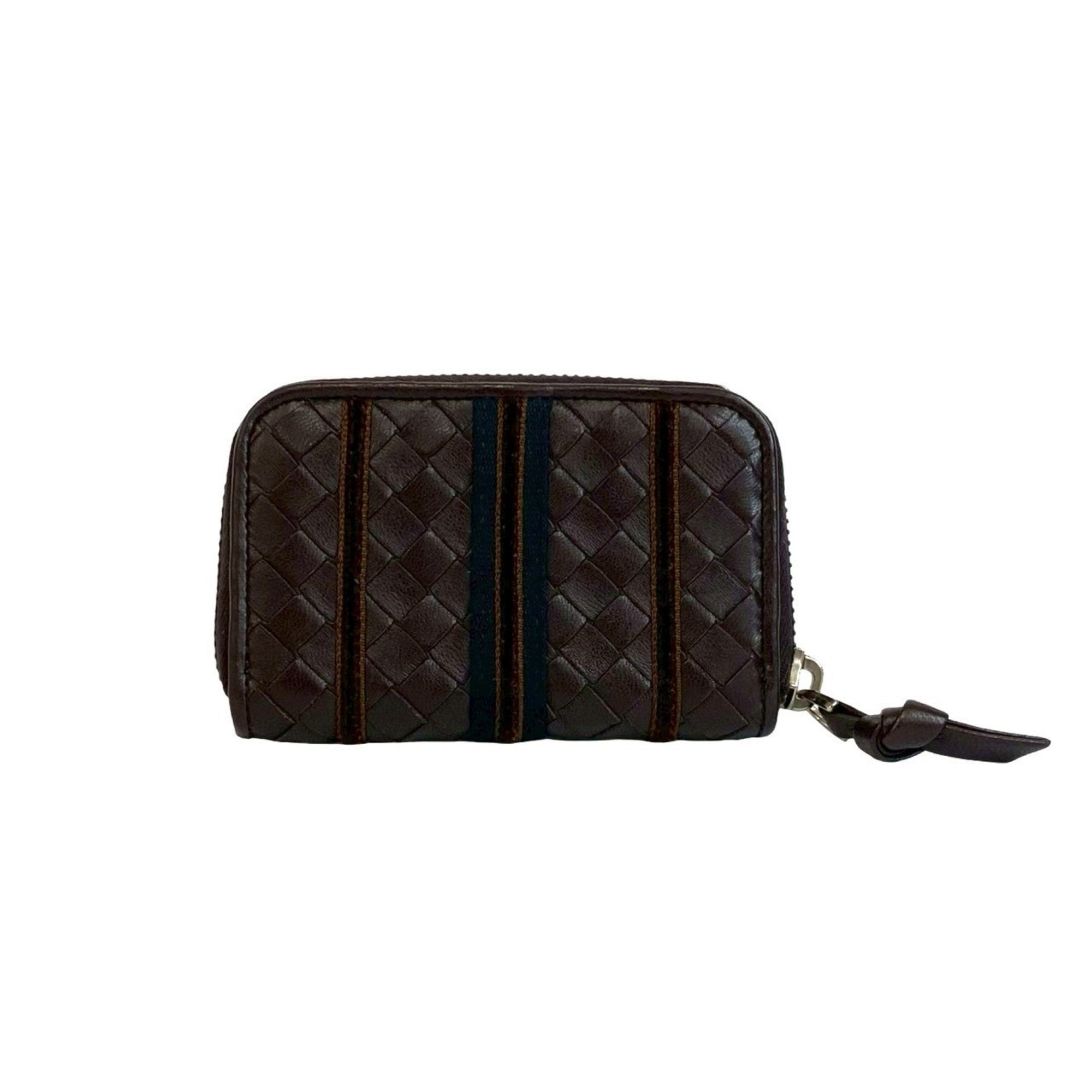 Bottega Veneta Brown Leather Coin Purse/Coin Case (Pre-Owned)