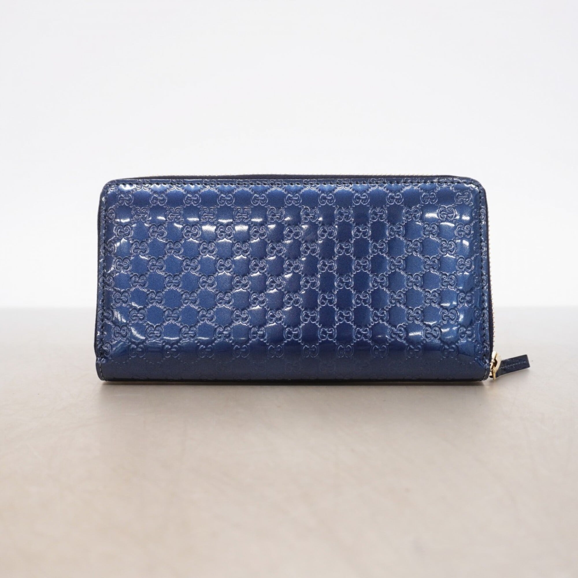 Gucci Blue Long Wallet (Bi-Fold) (Pre-Owned)