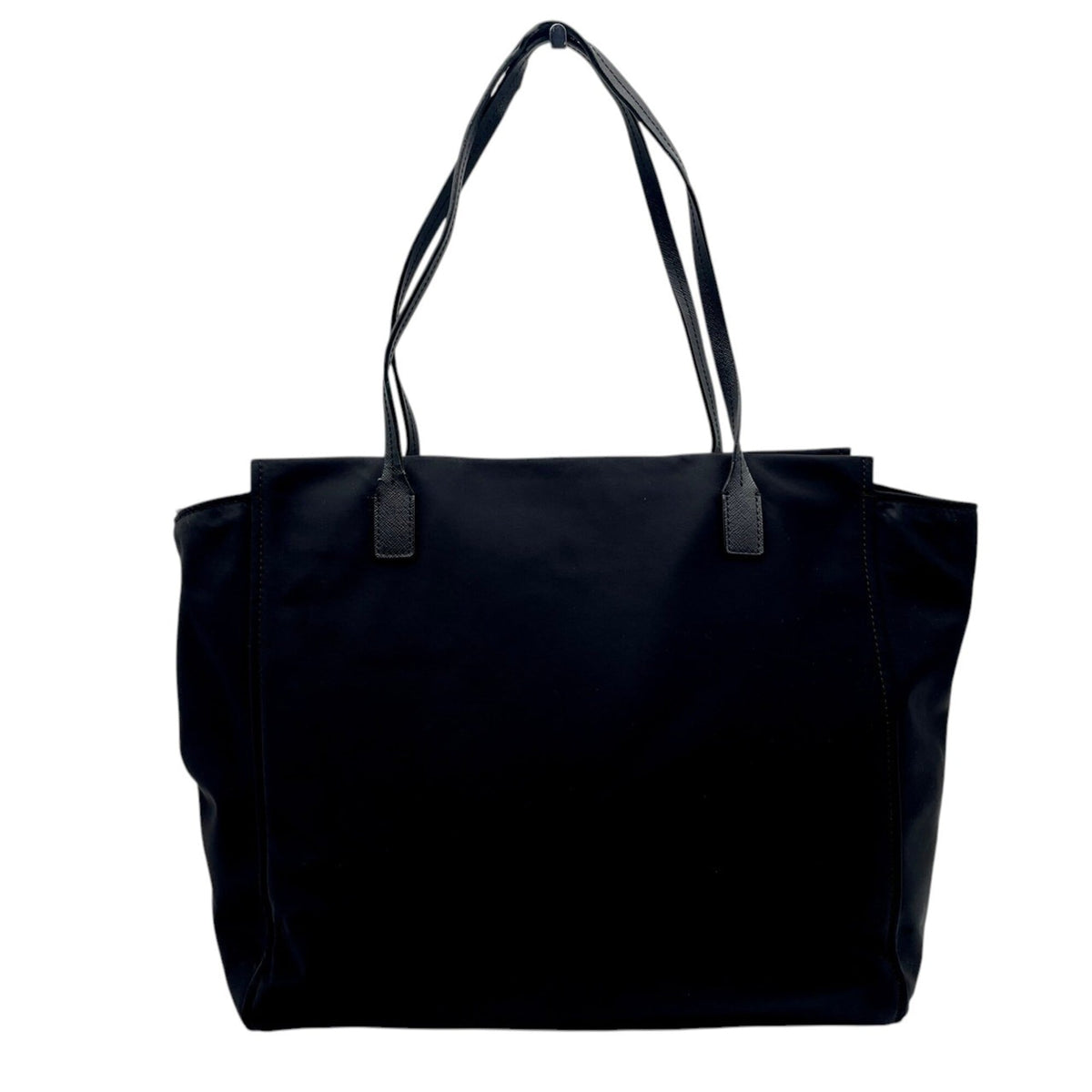 Kate Spade Black Nylon Leather Handbag Tote Bag (Pre-Owned)