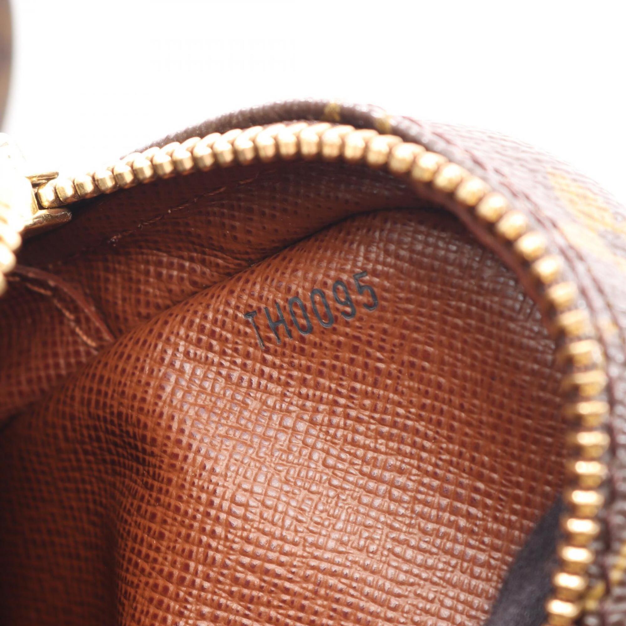 Louis Vuitton Brown Coated Canvas Pvc Monogram Leather Handbag Shoulder Bag (Pre-Owned)