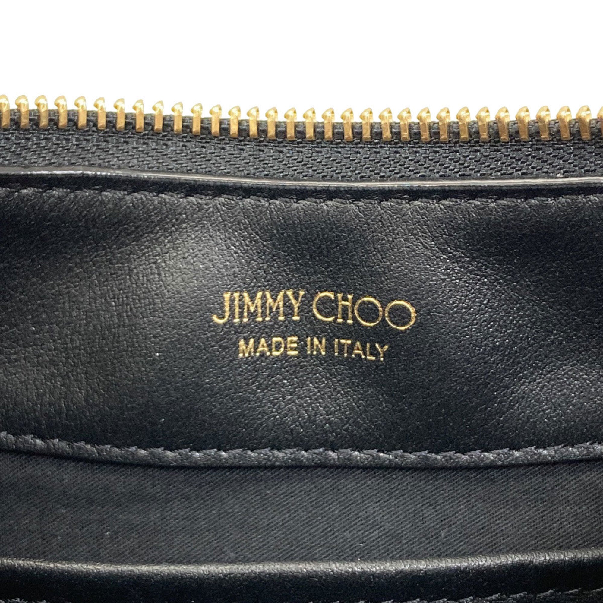 Jimmy Choo Black Leather Shoulder Bag (Pre-Owned)