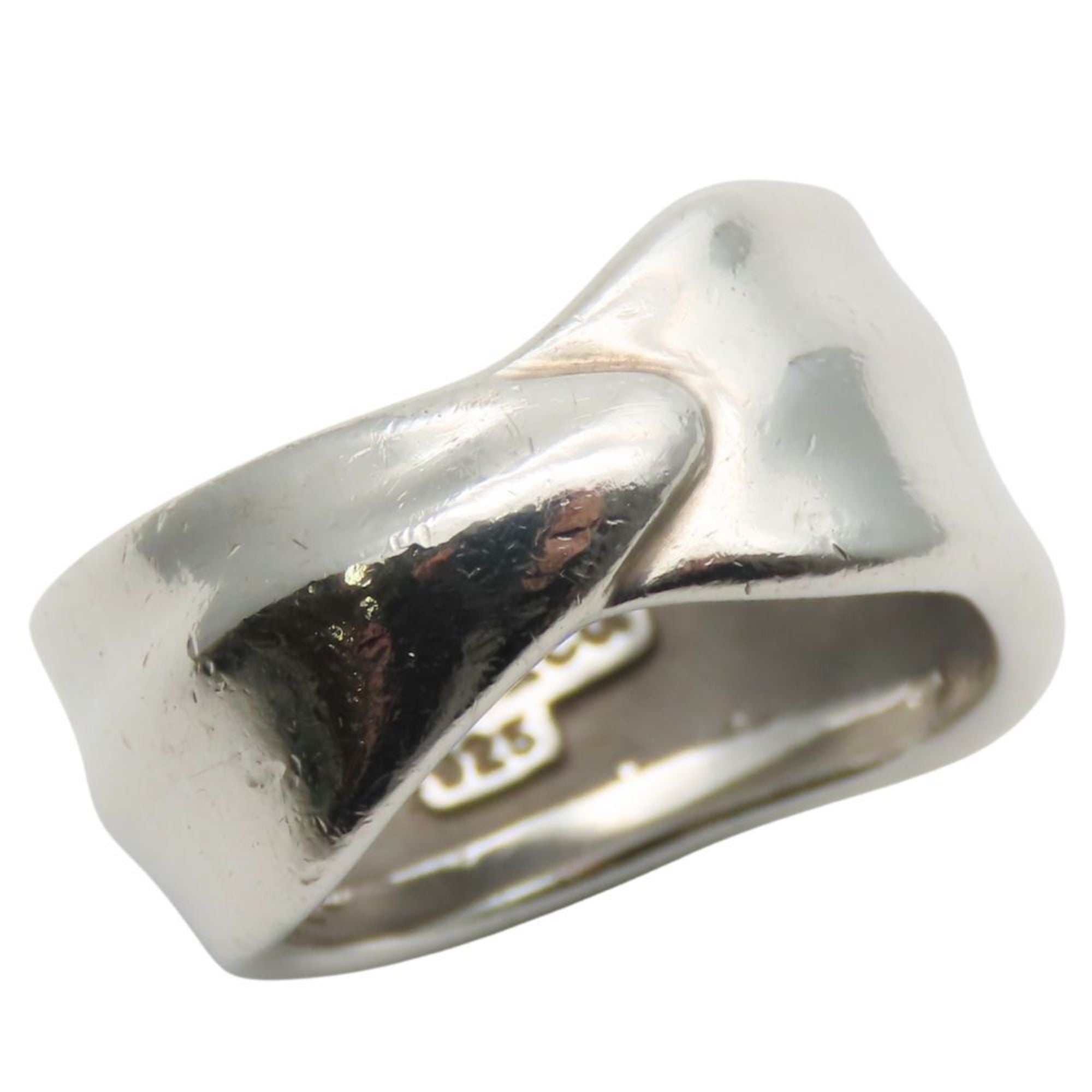 Tiffany Silver Silver 925 Band Ring (Pre-Owned)