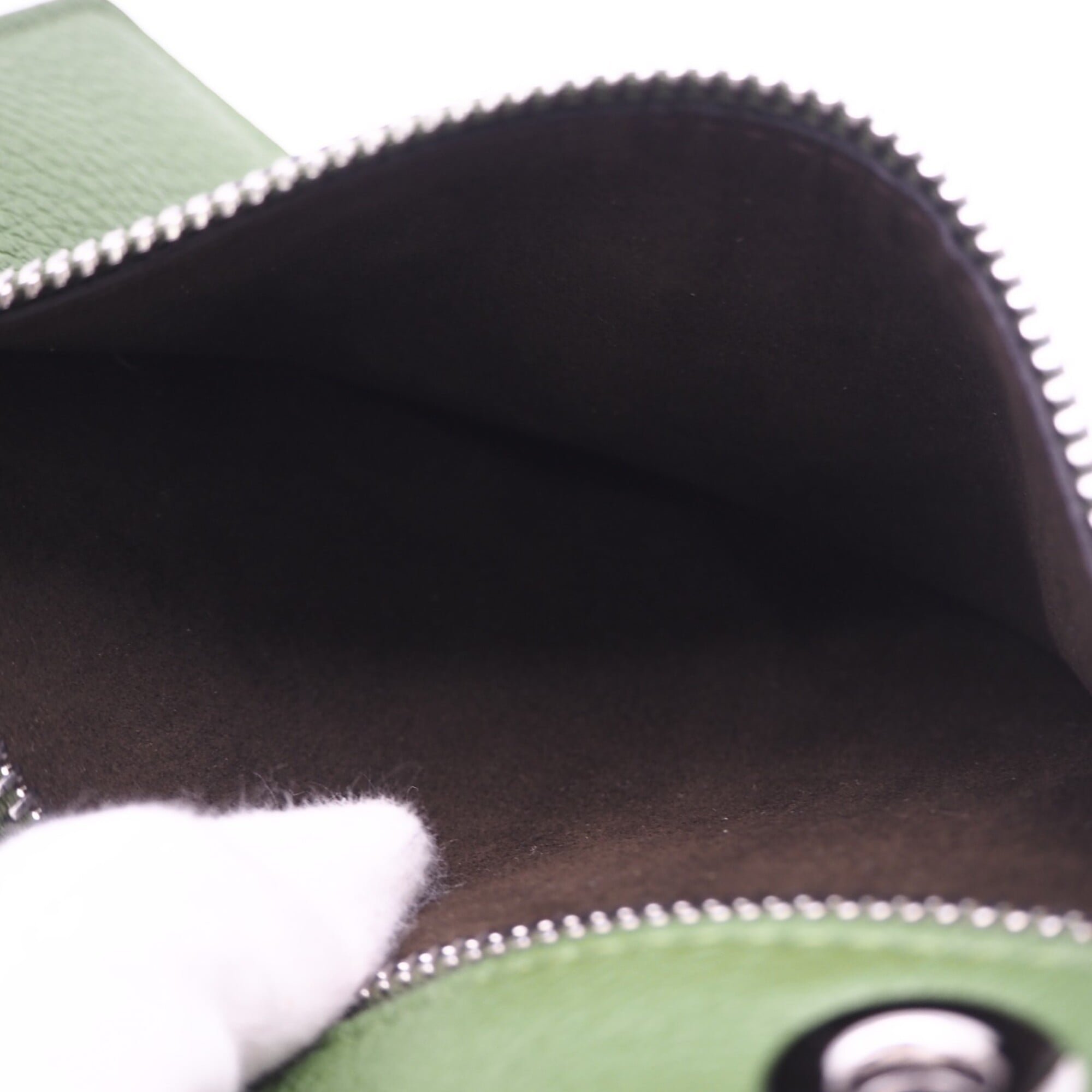 Fendi Selleria Green Leather Handbag (Pre-Owned)