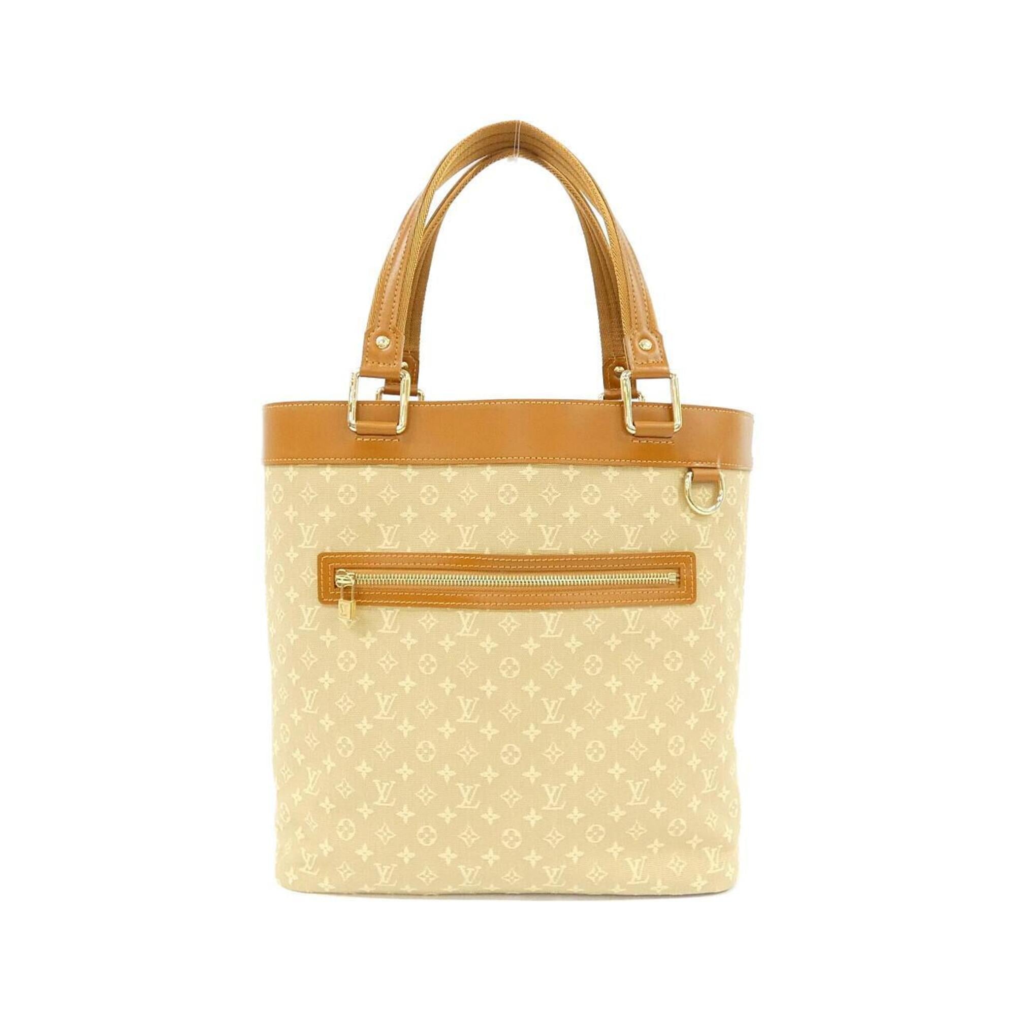 Louis Vuitton Monogram Mini Beige Canvas Shoulder Bag (Pre-Owned)