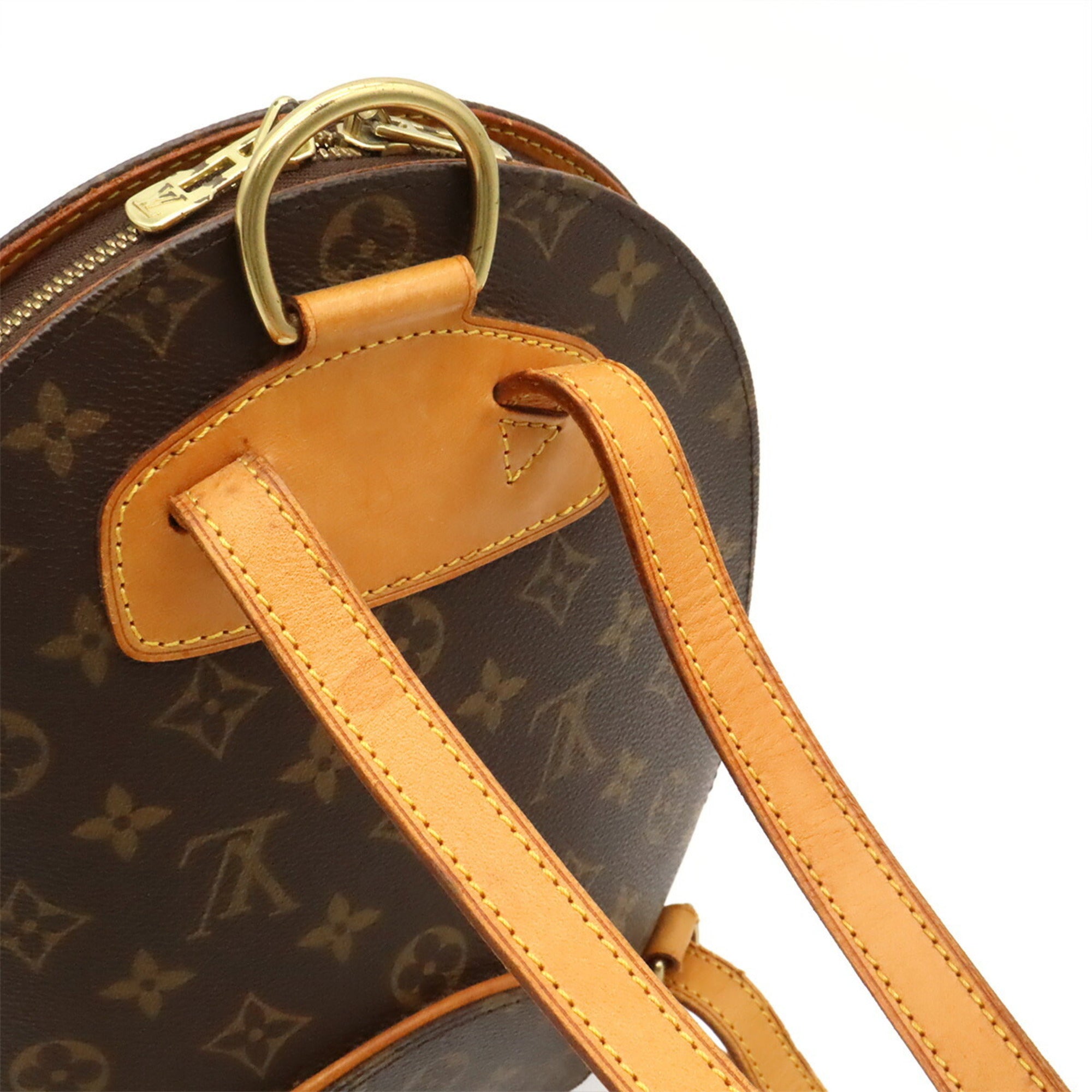 Louis Vuitton Brown Monogram Canvas Backpack Shoulder Bag (Pre-Owned)