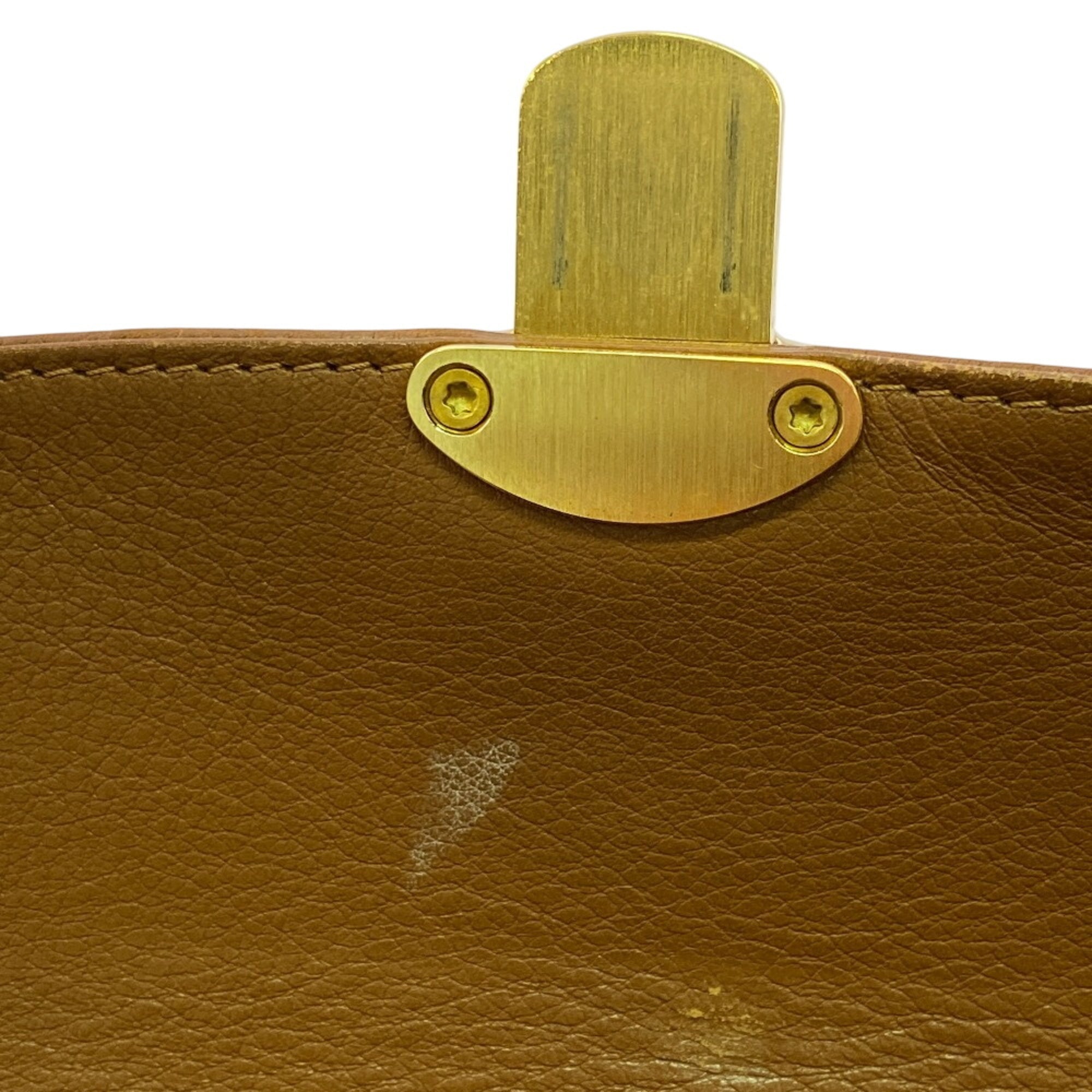 Louis Vuitton Brown Leather Long Wallet (Bi-Fold) (Pre-Owned)