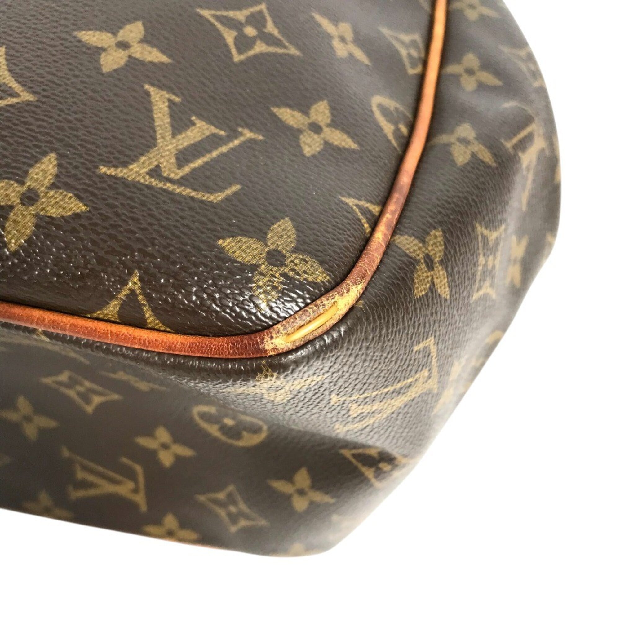 Louis Vuitton Brown Monogram Handbag Shoulder Bag Tote Bag (Pre-Owned)