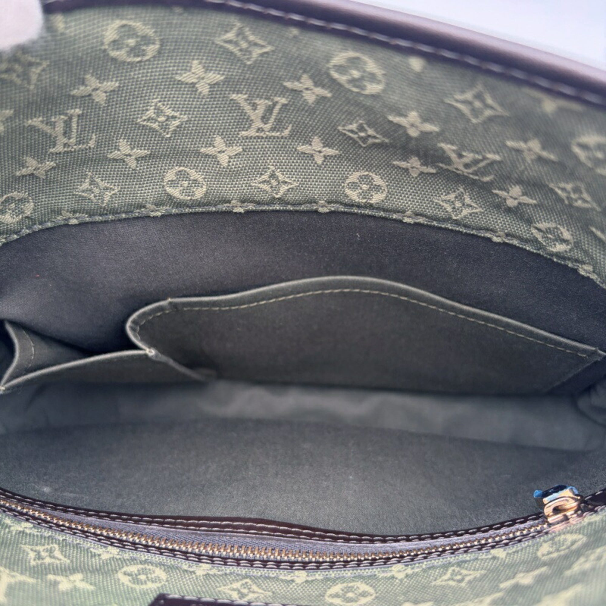 Louis Vuitton Khaki Monogram Mini Shoulder Bag (Pre-Owned)