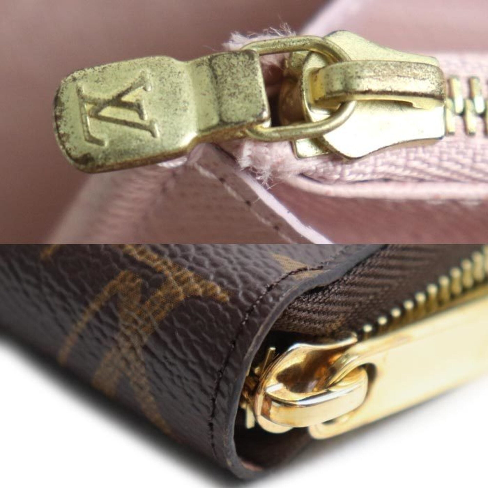 Louis Vuitton Brown Rose Ballerine Monogram Long Wallet (Bi-Fold) (Pre-Owned)