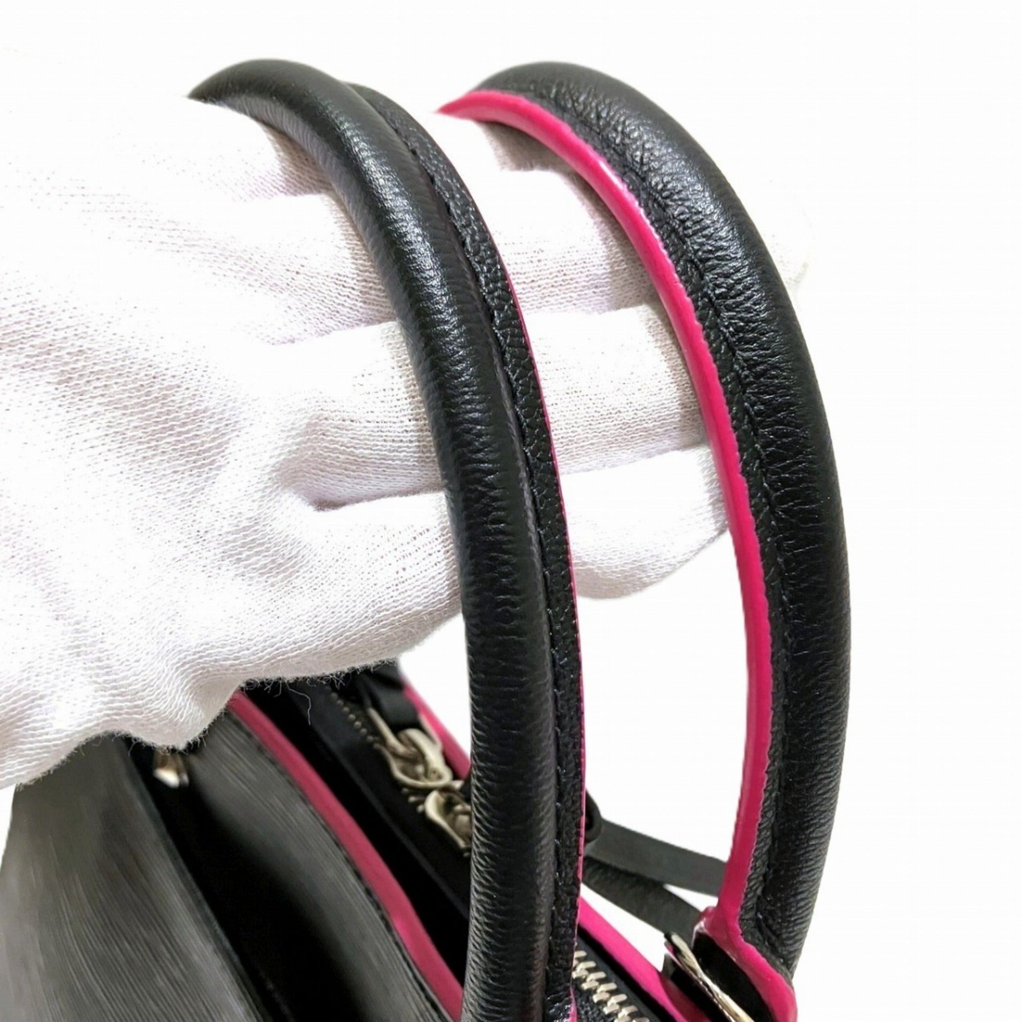 Louis Vuitton Black Epi Leather Handbag (Pre-Owned)