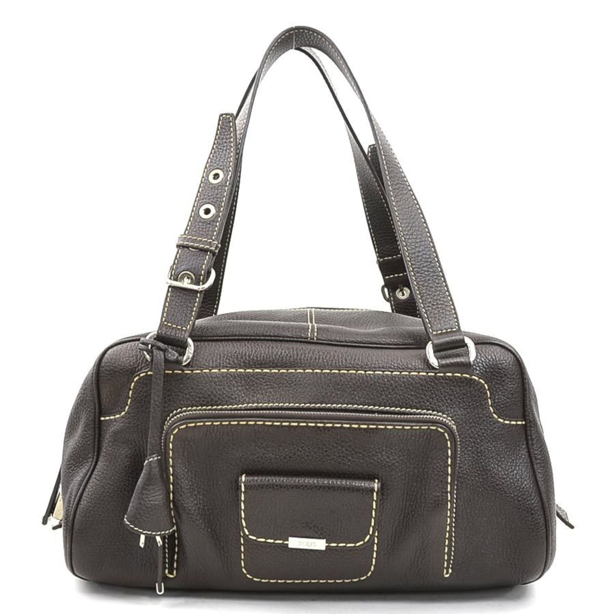 Tod's Brown Leather Handbag (Pre-Owned)