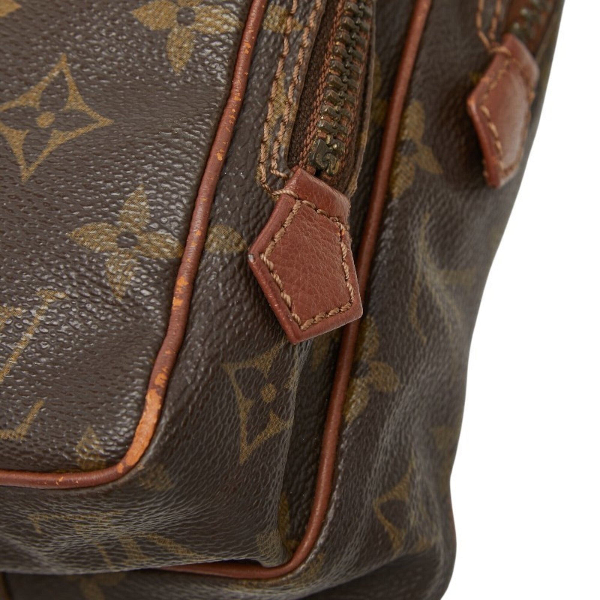 Louis Vuitton Brown Pvc Leather Shoulder Bag (Pre-Owned)