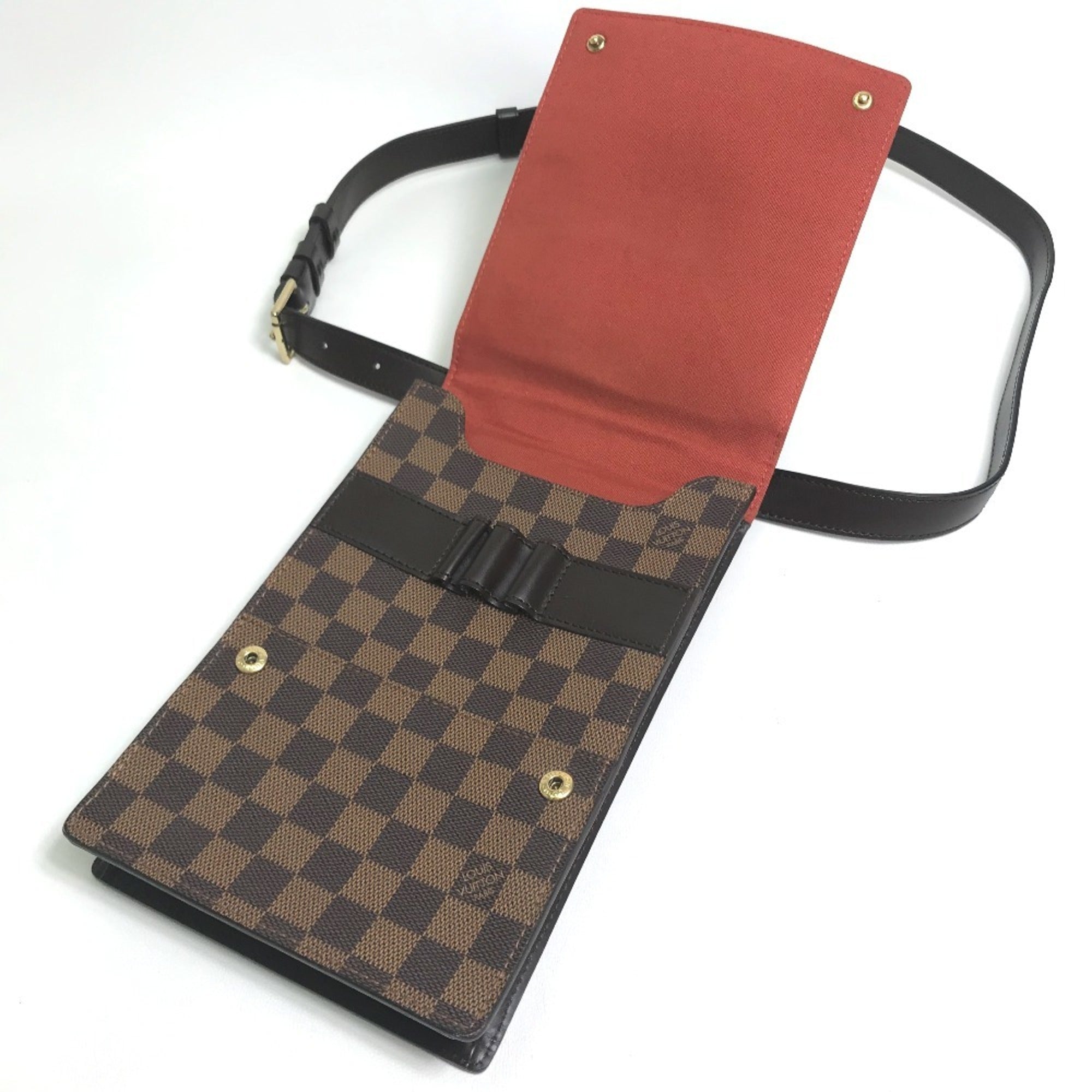 Louis Vuitton Brown Damier Canvas Ebene Damier Canvas Pochette Shoulder Bag (Pre-Owned)