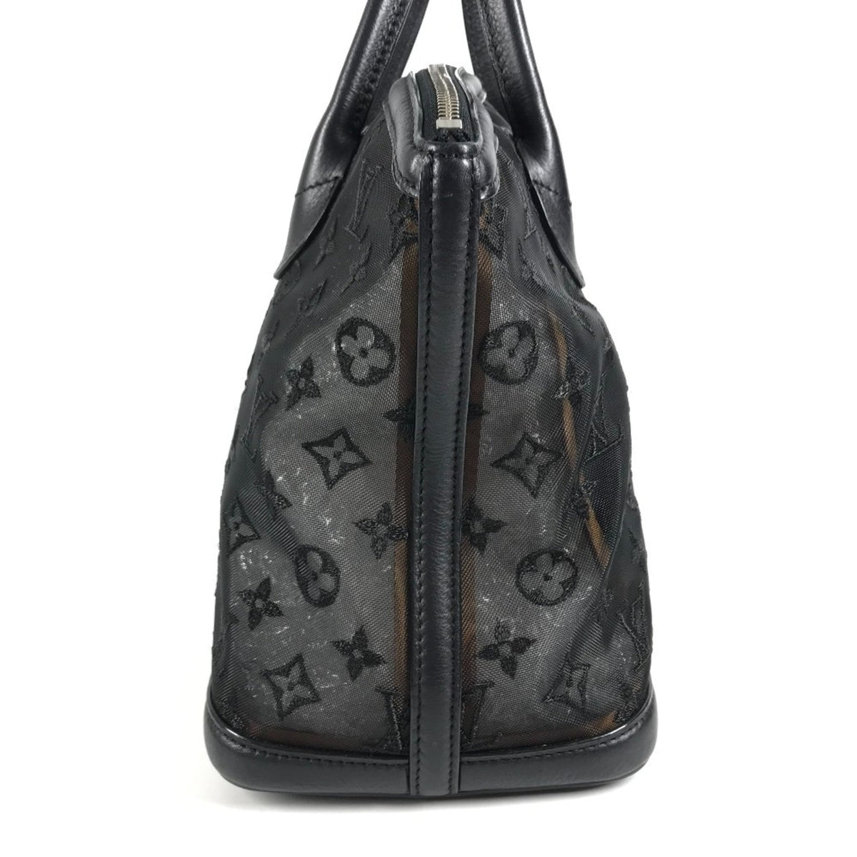 Louis Vuitton Black Monogram Handbag Tote Bag (Pre-Owned)